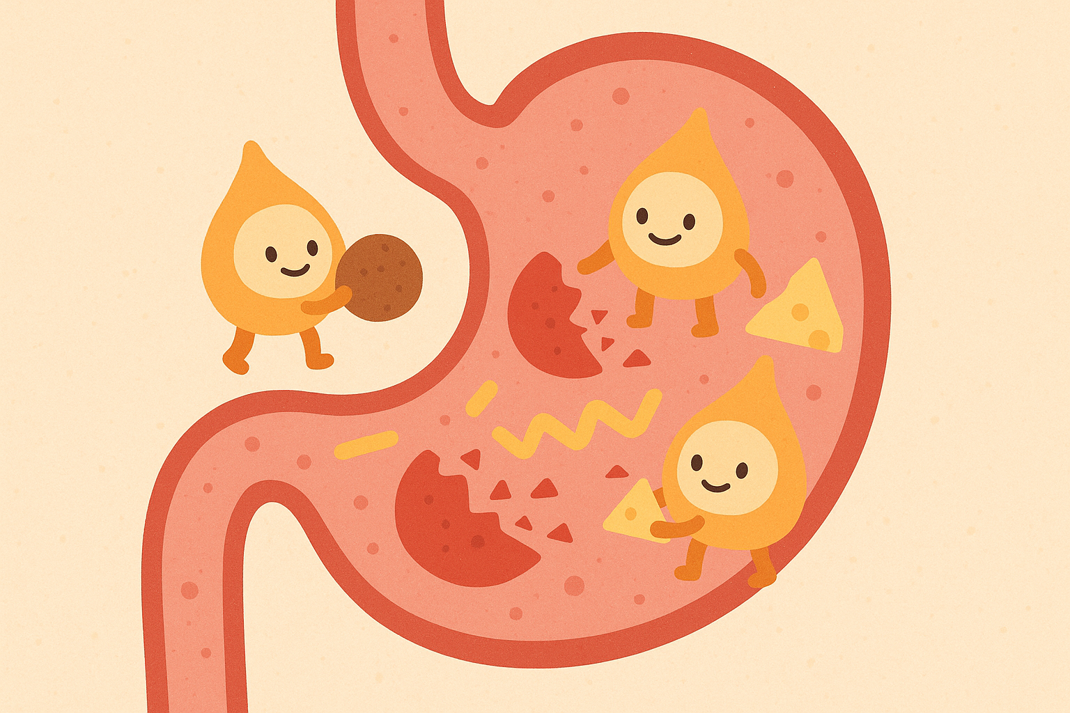 Digestive enzyme support for backpackers
