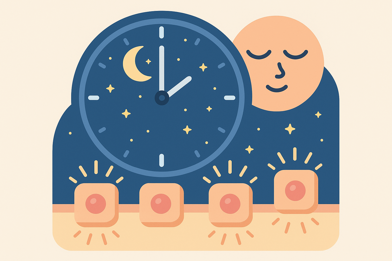 Skin repair cycle during nighttime hours