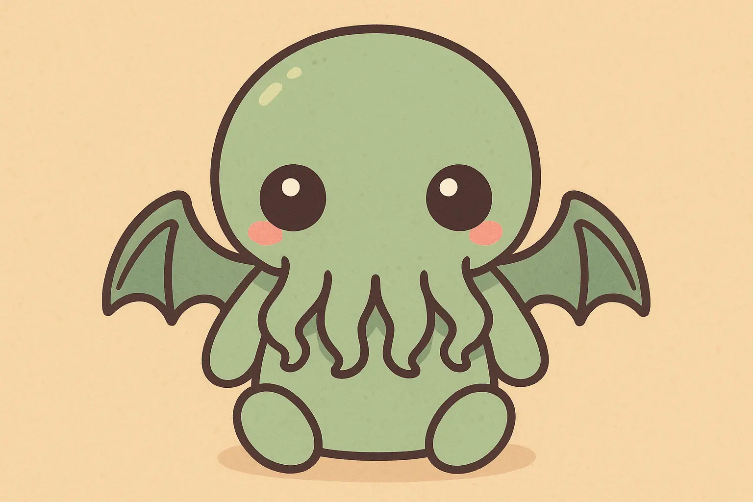 Cute and stylized Cthulhu tattoo designs