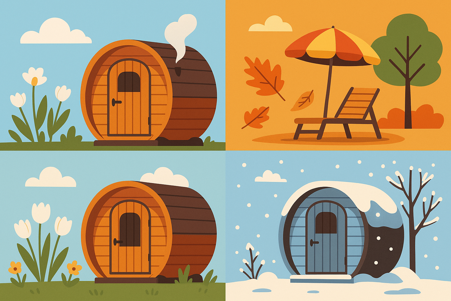 Seasonal sauna optimization strategies