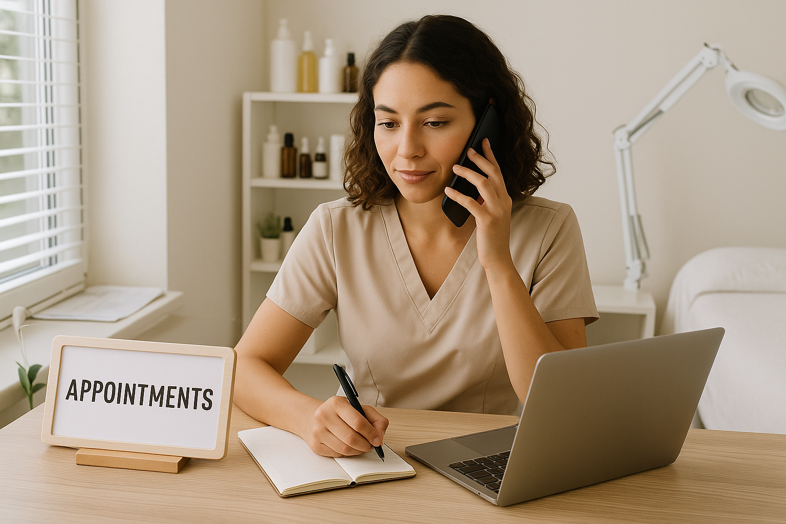 Independent aesthetician business cost breakdown