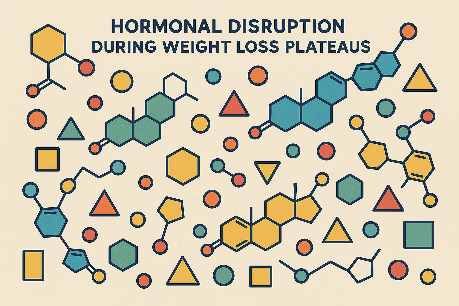 Hormonal disruption during weight loss plateau
