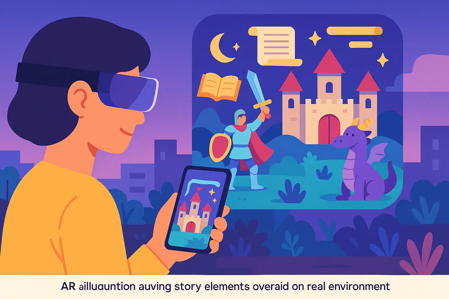 Interactive storytelling on digital devices