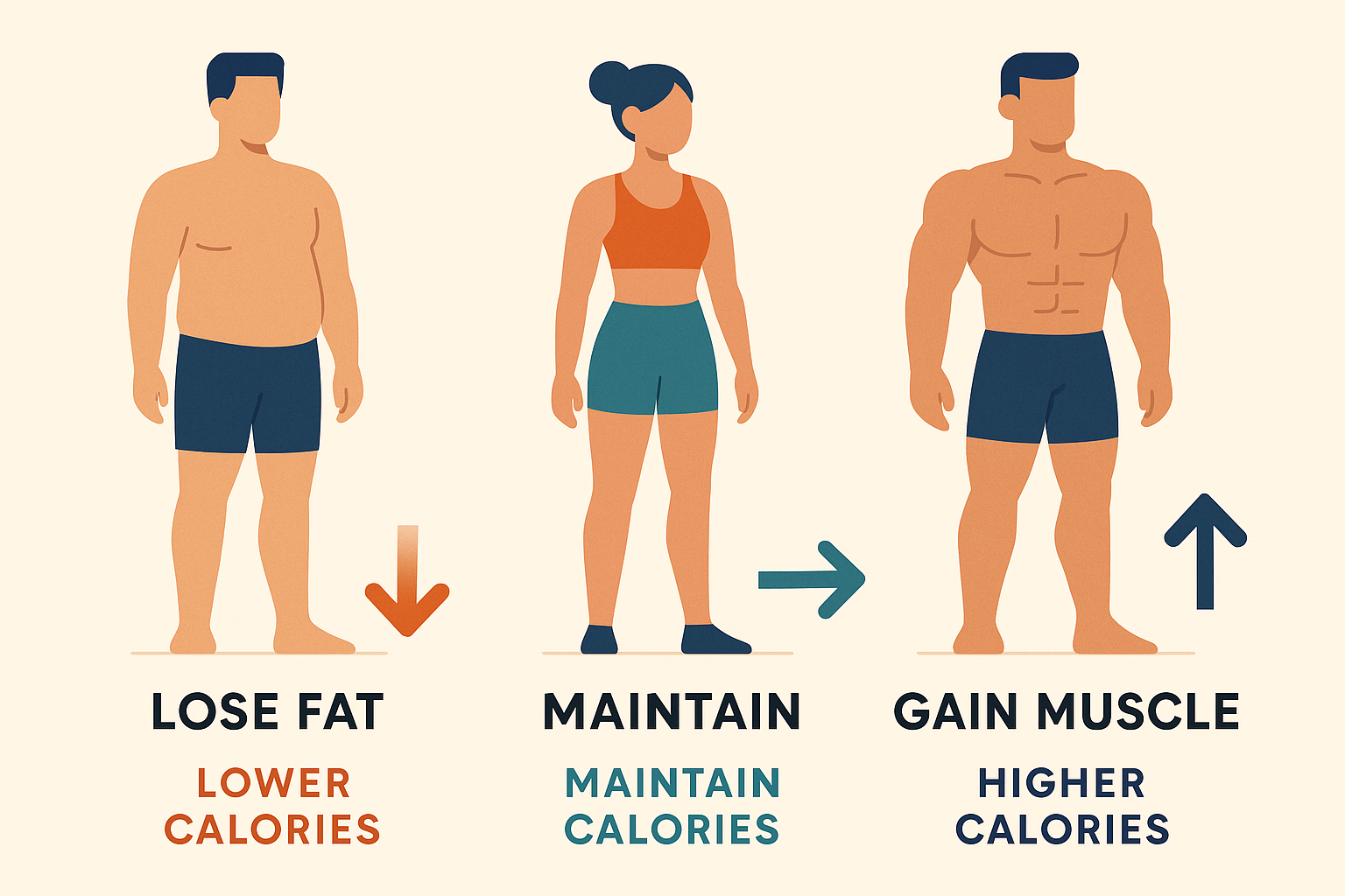 Body composition and calorie needs