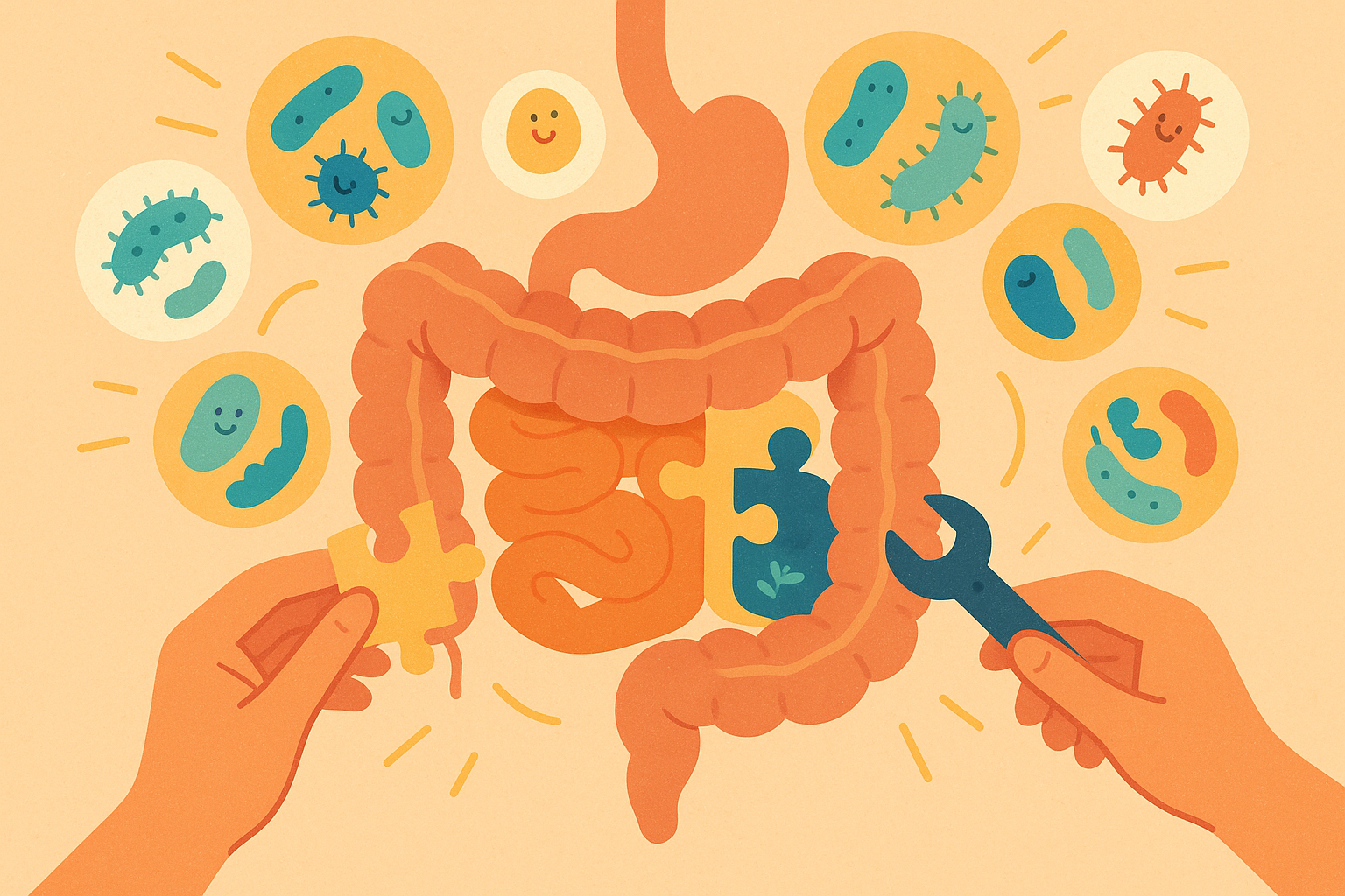 Gut microbiome rebuilding postpartum
