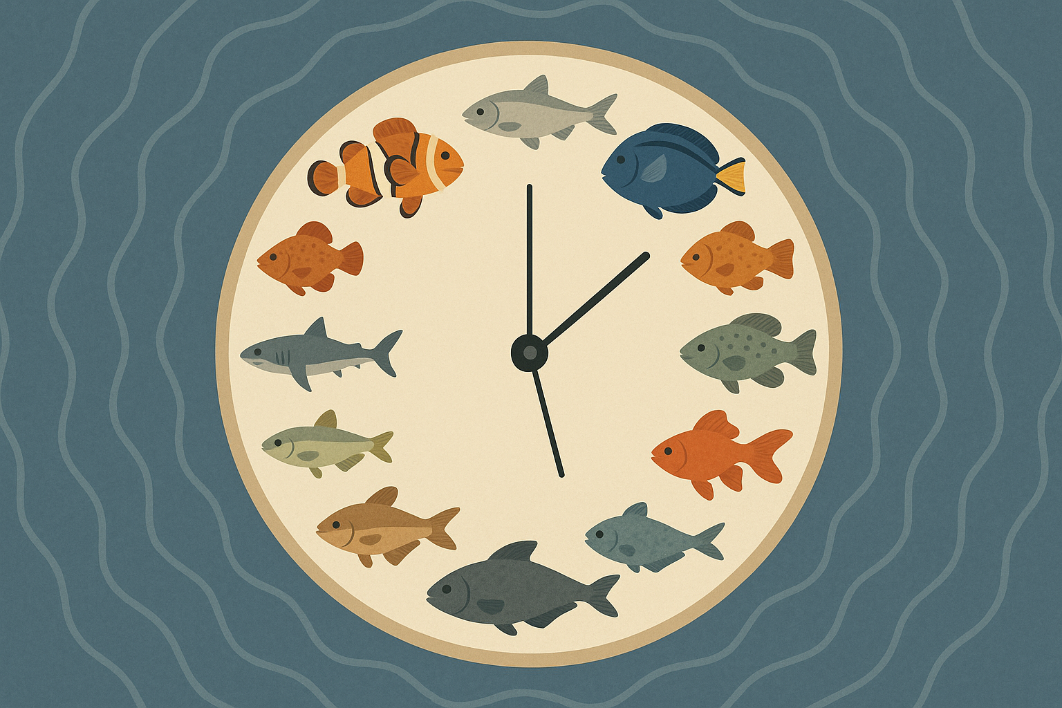 Circadian nutrition timing for pescatarian meals