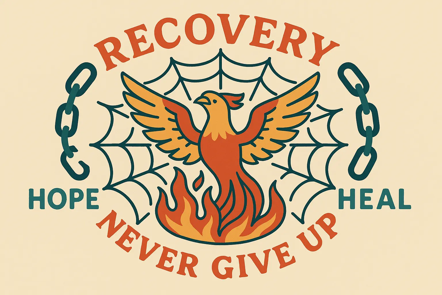 Recovery community spider web tattoo designs