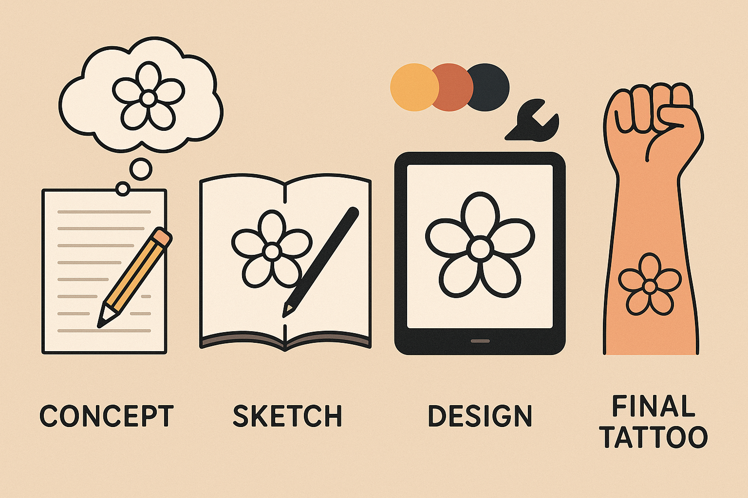 Professional tattoo design tools