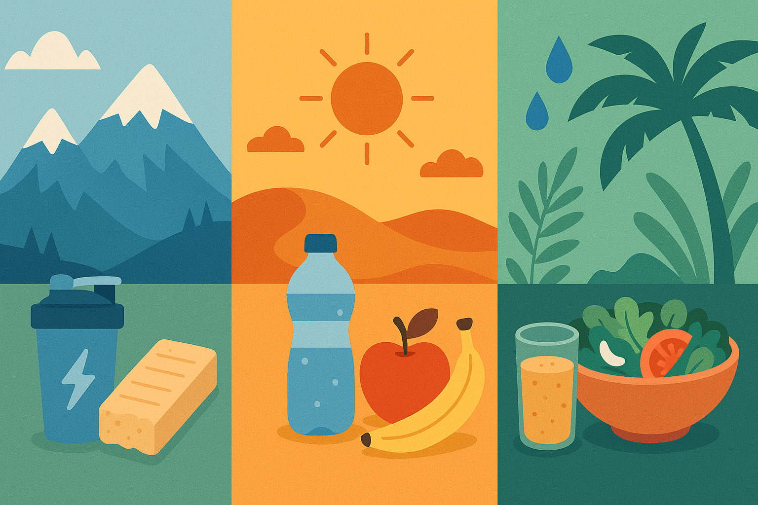 Environmental nutrition adaptations for athletes