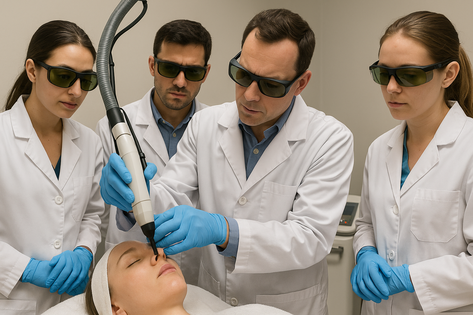 Laser hair removal certification training