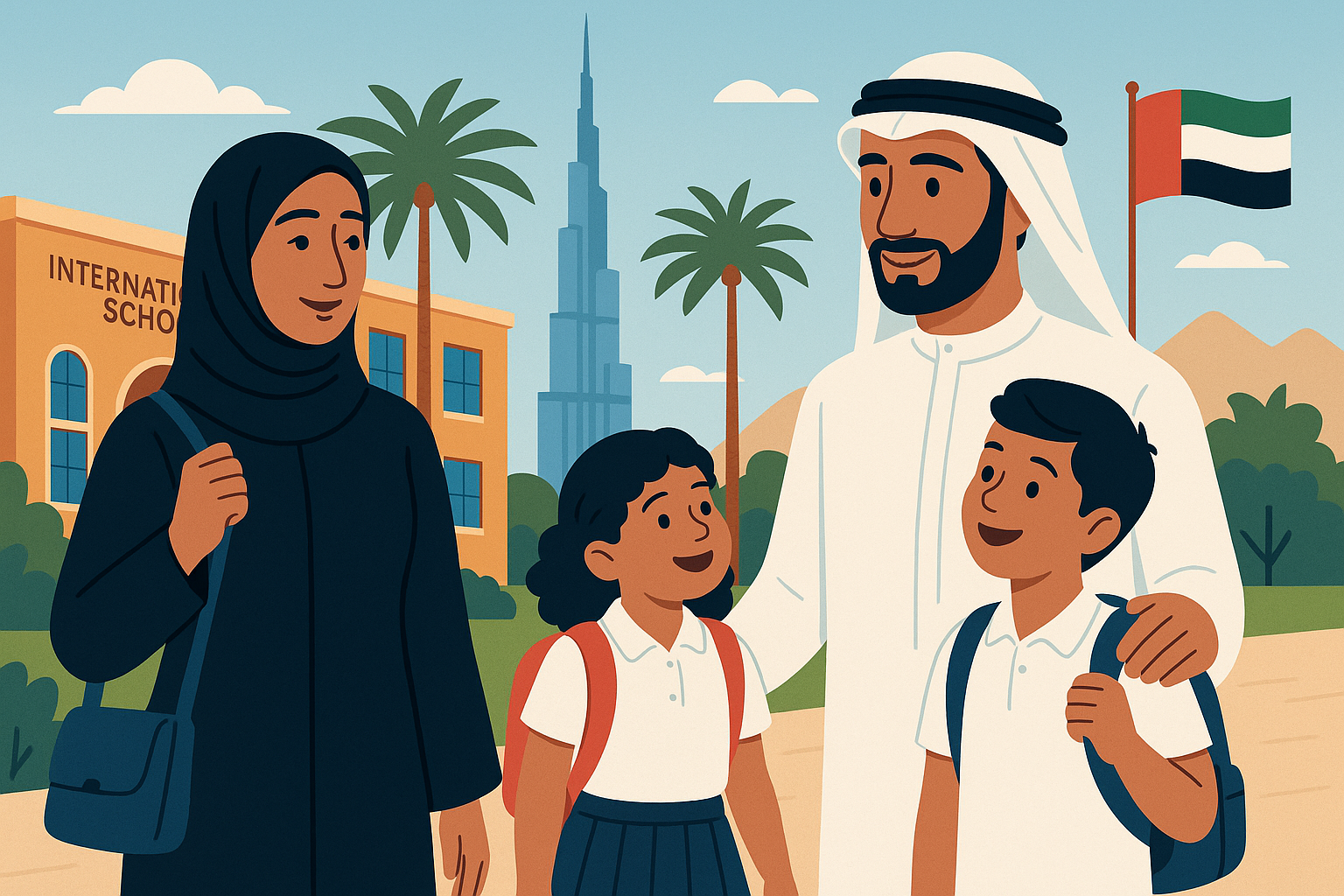 Dubai expat family benefits calculation