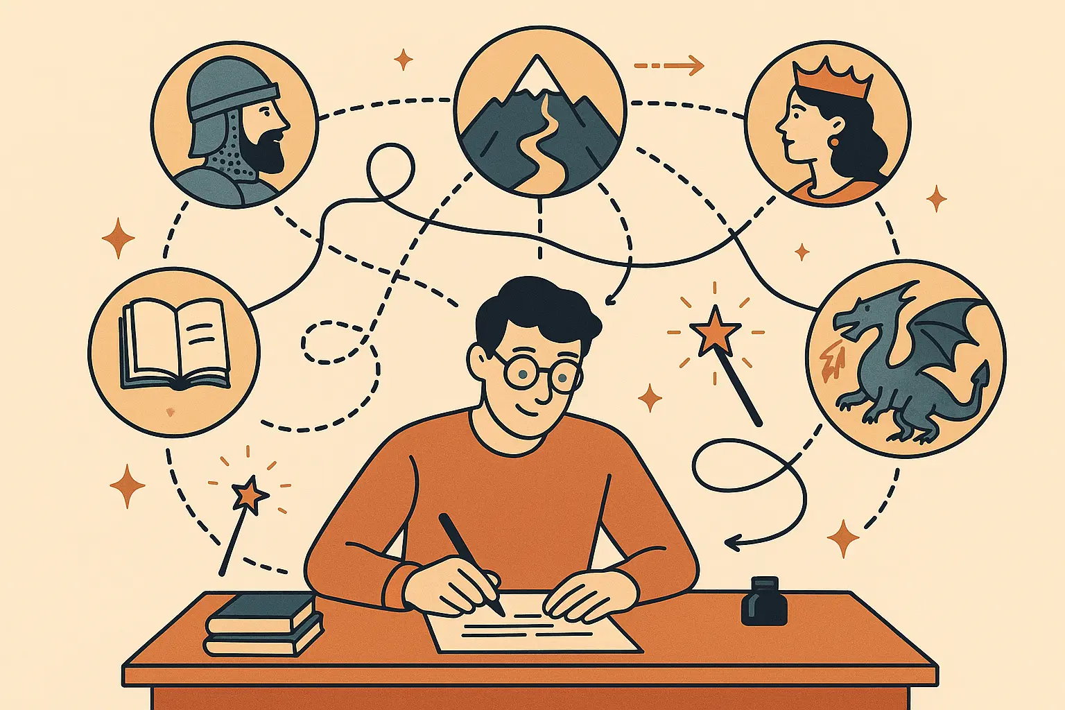 Creative writing process for epics