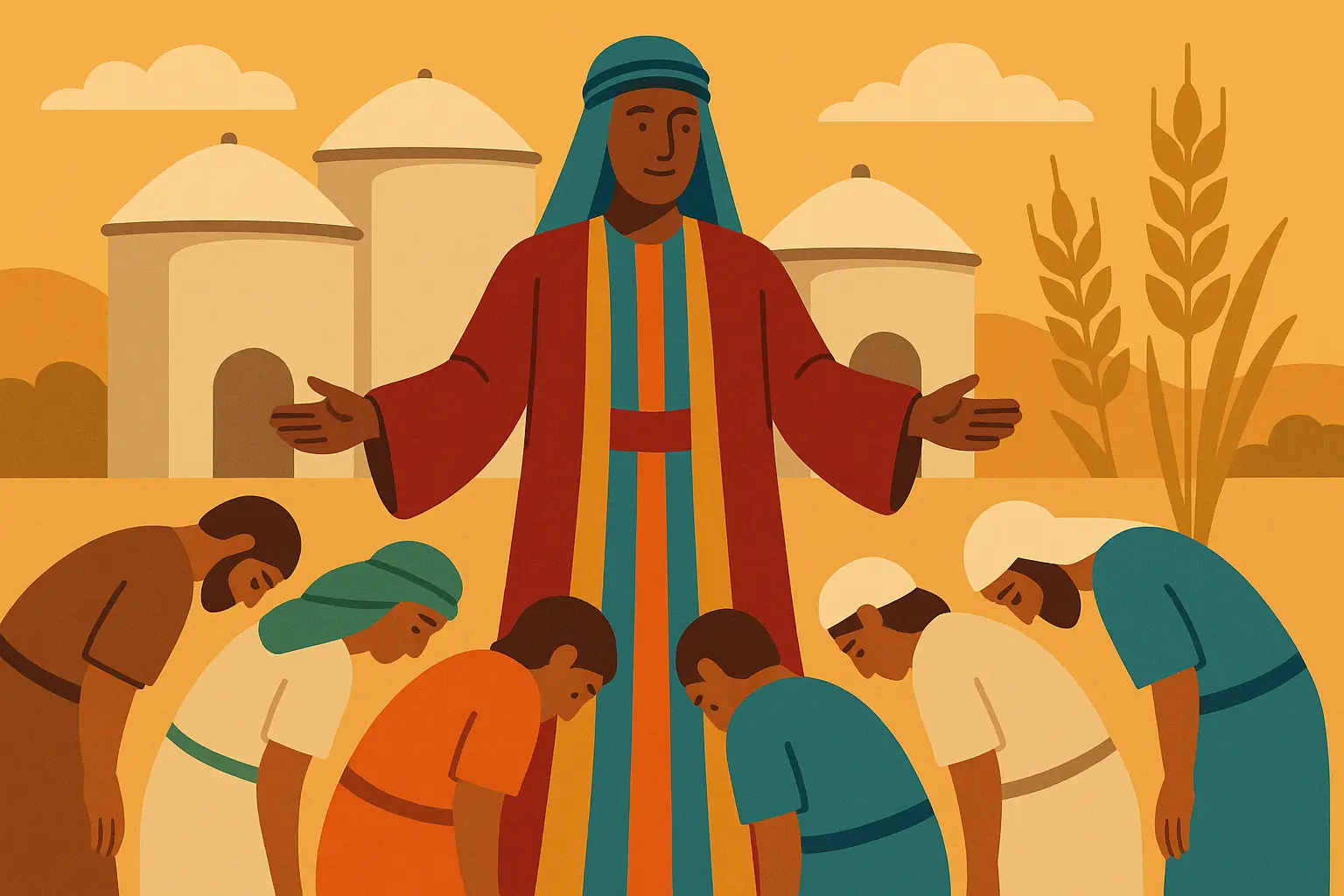Joseph and his brothers story showing forgiveness
