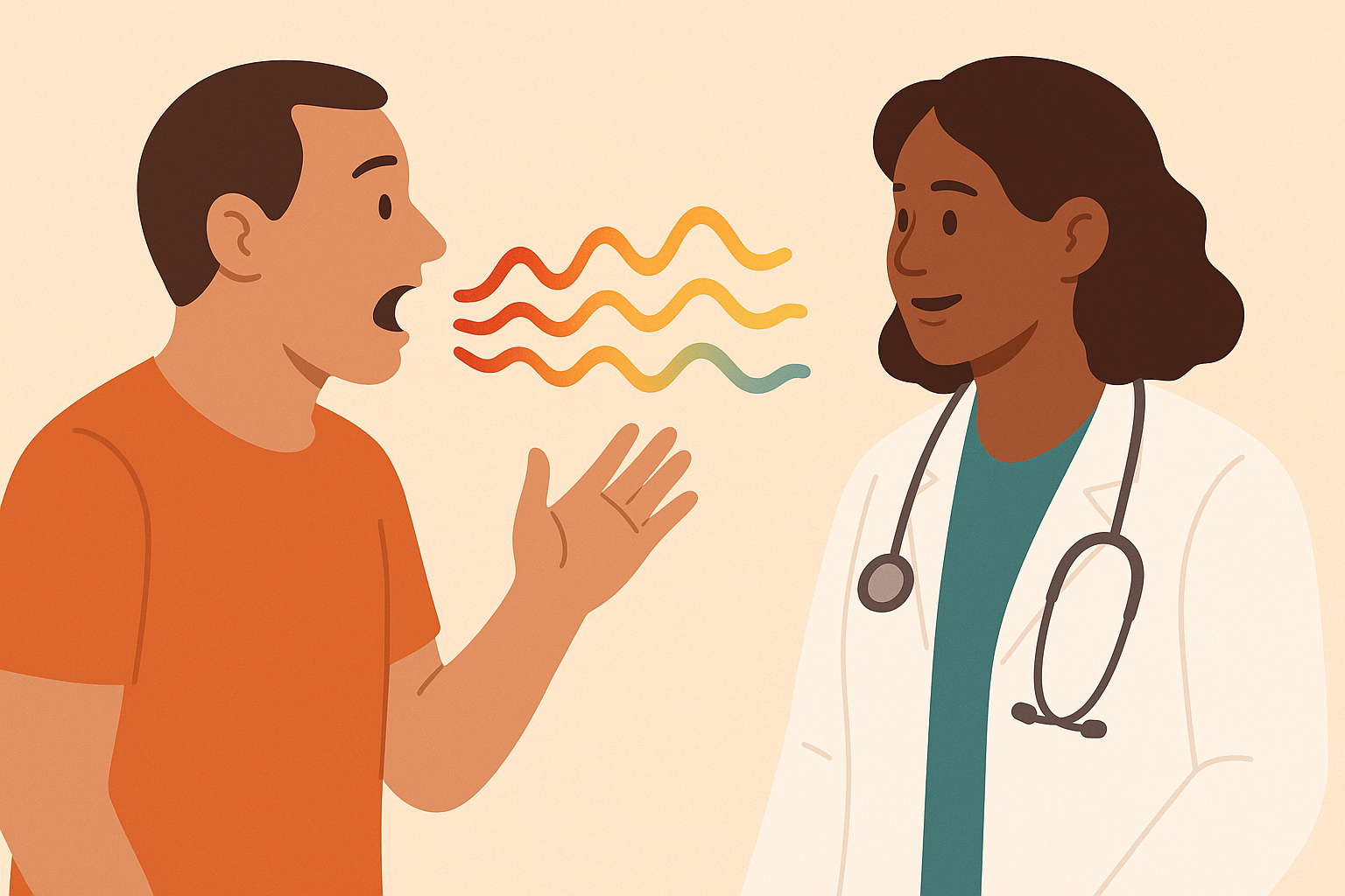 Voice pattern analysis in healthcare