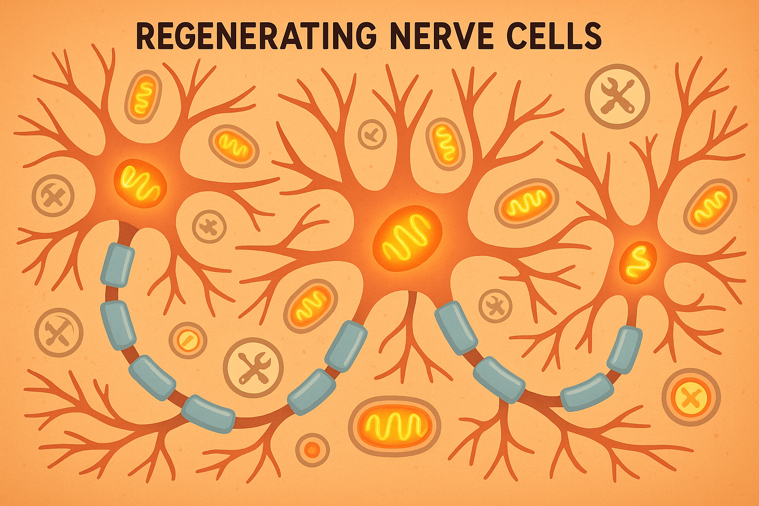 Cellular energy for nerve healing