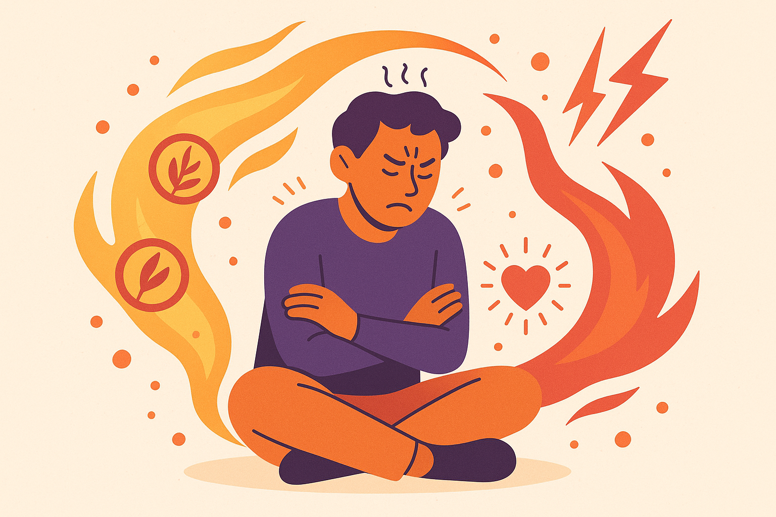 Stress response and metabolic changes while sitting