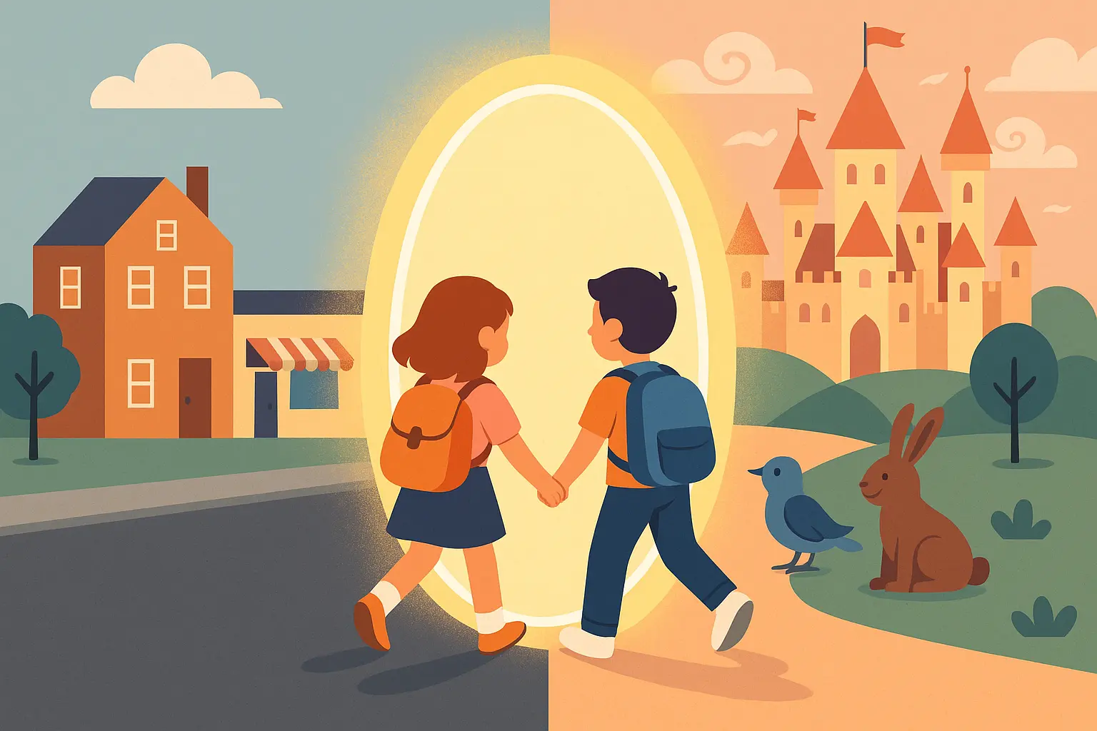 Parallel universe adventure story