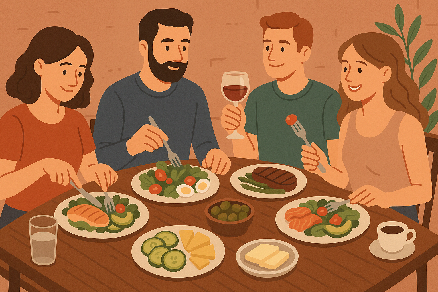 Social eating strategies for keto diet