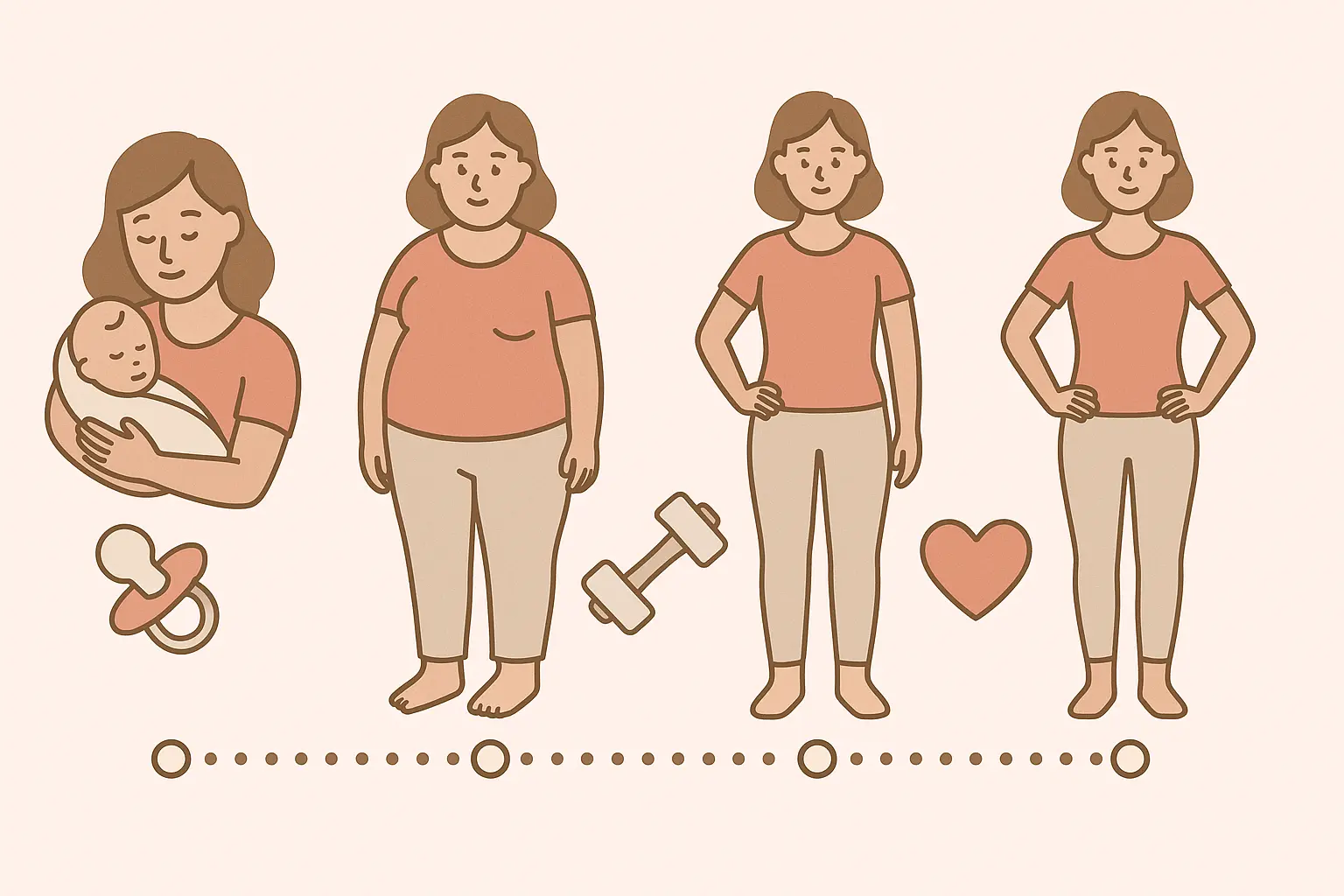 Realistic postpartum weight loss timeline