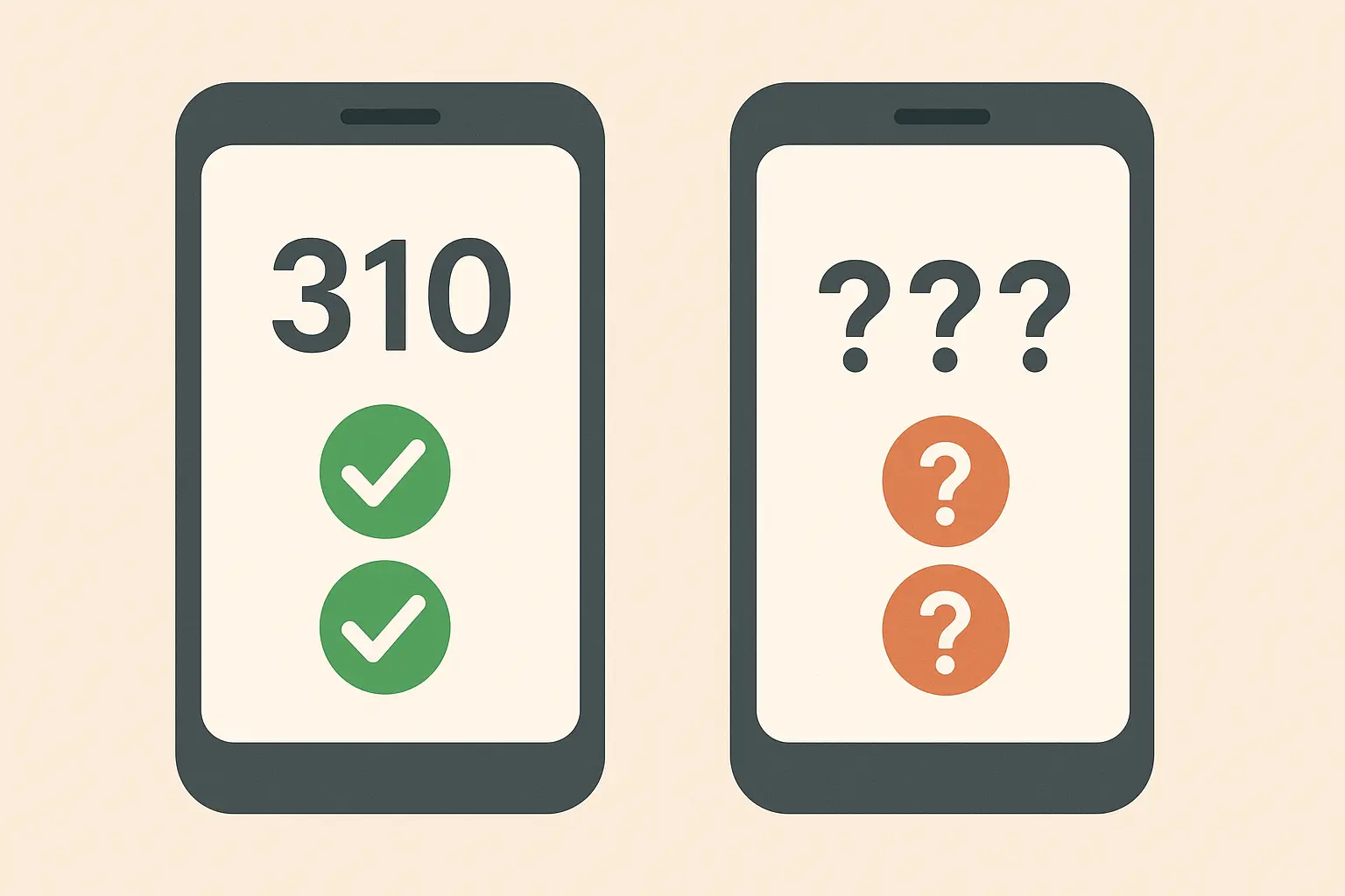 Customer trust and response rates for 310 numbers