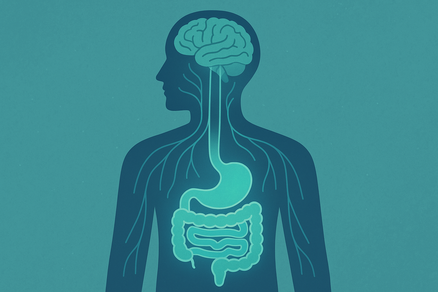 Gut-brain connection visualization