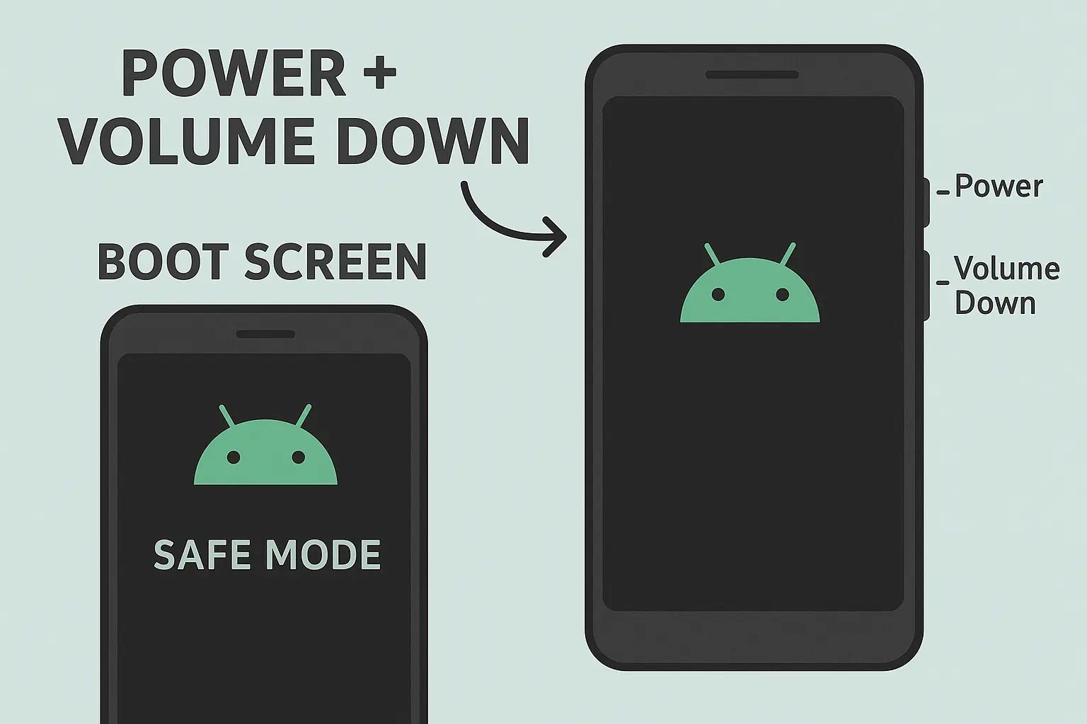 Android phone booting in safe mode