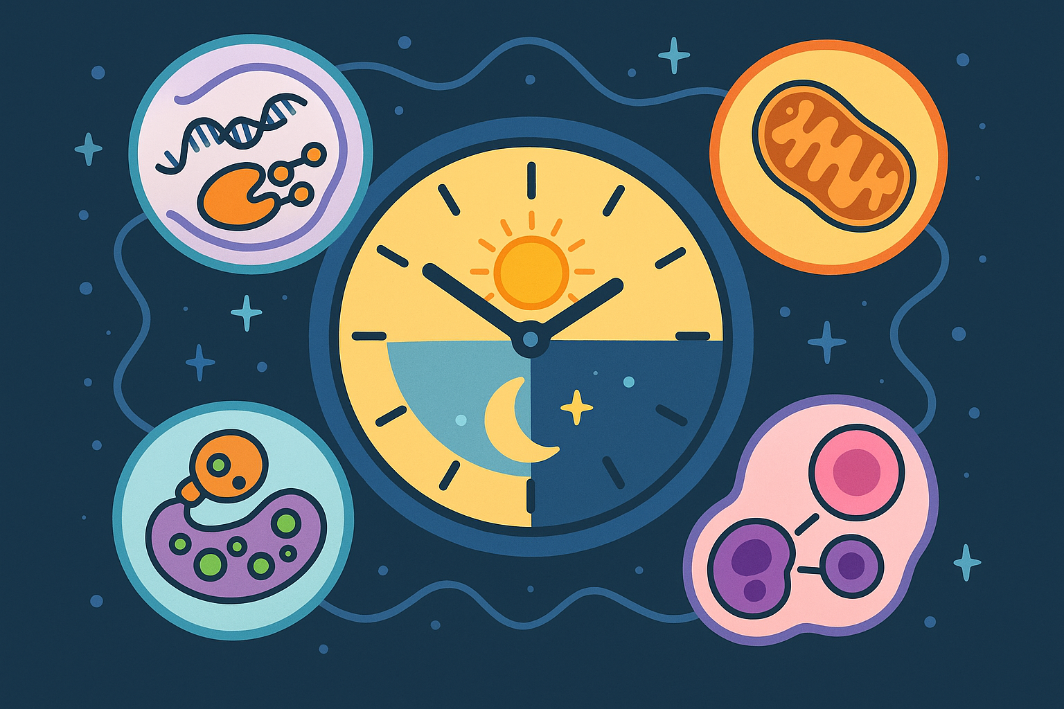 Circadian rhythms controlling sperm development