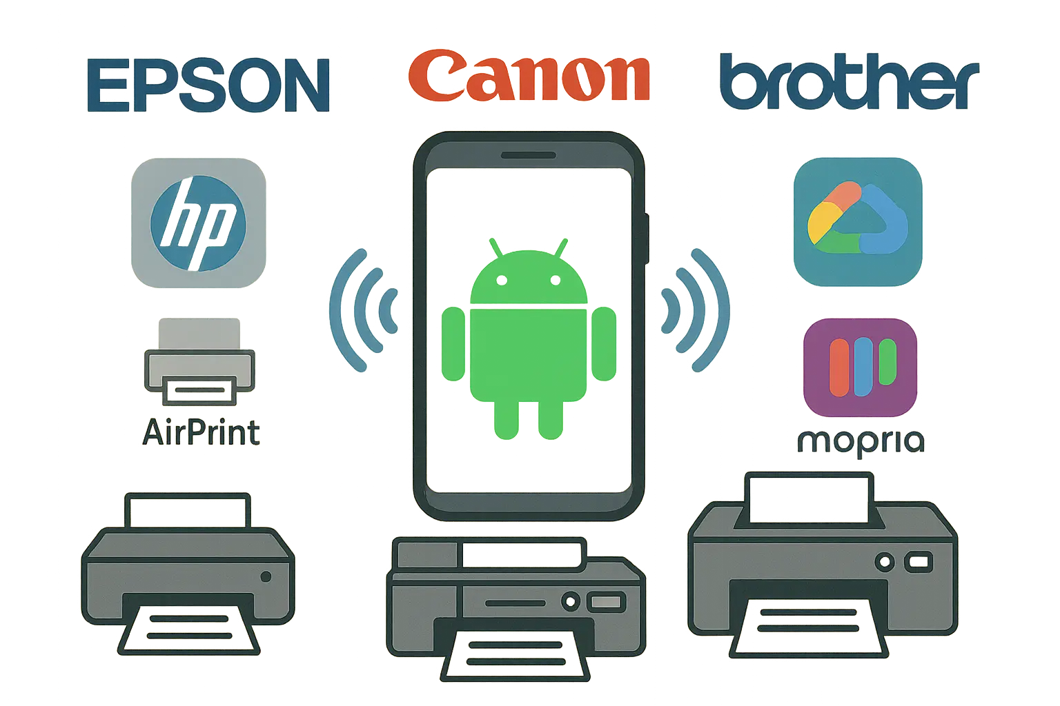 Print apps interface comparison