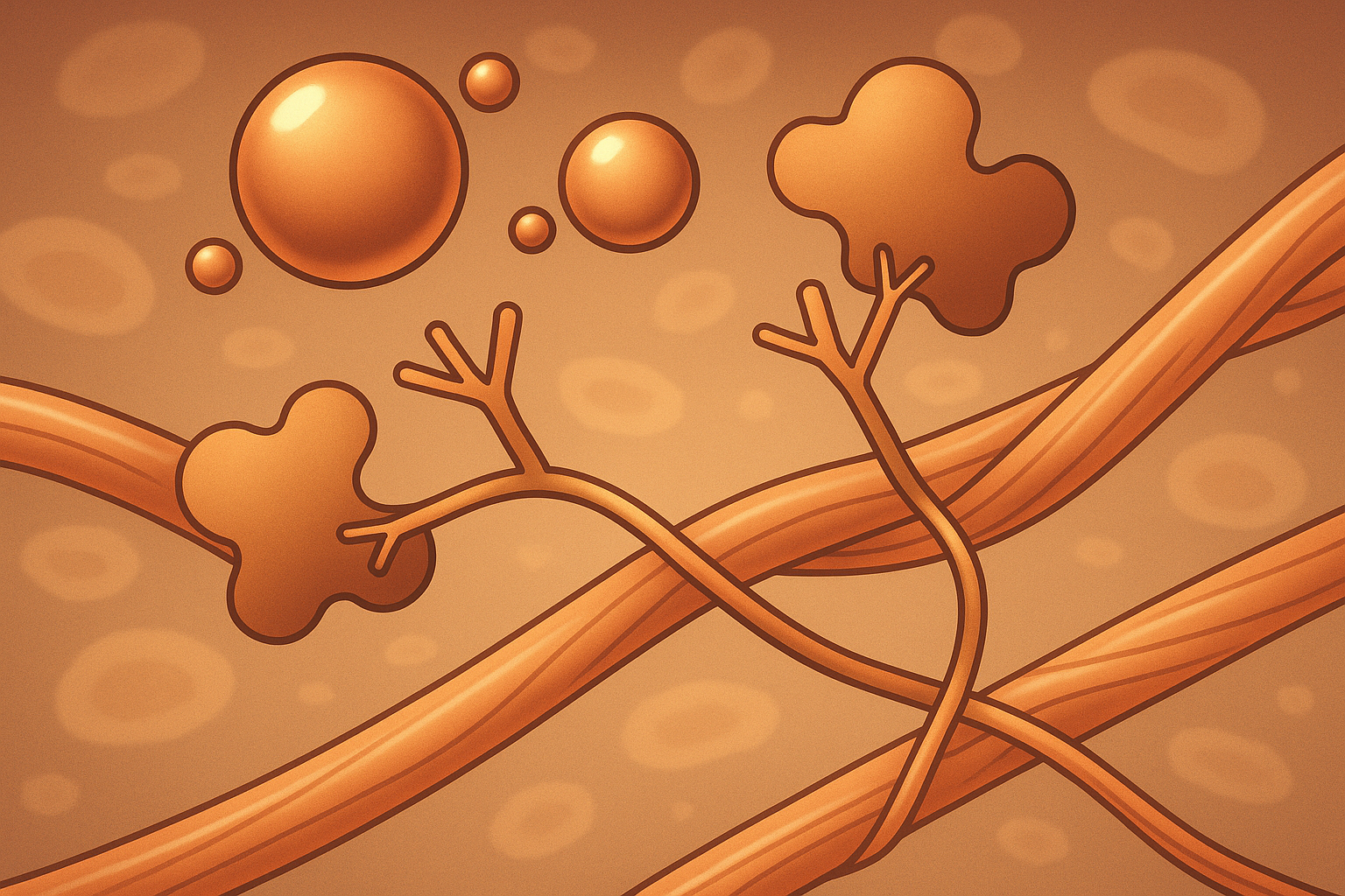 Copper-dependent collagen cross-linking process
