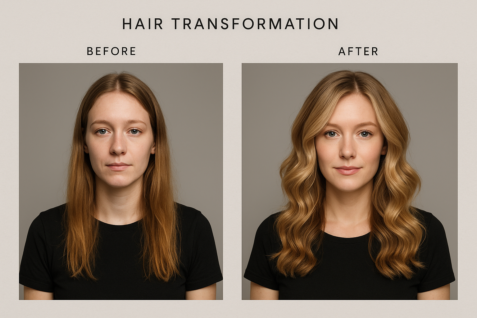 Hair stylist portfolio documentation