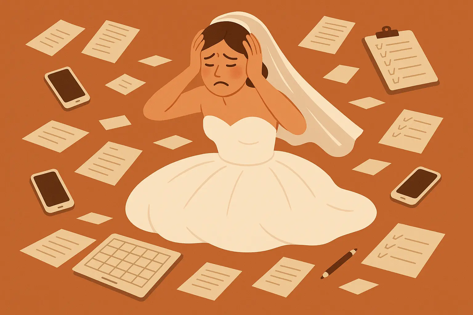 Wedding drama elements