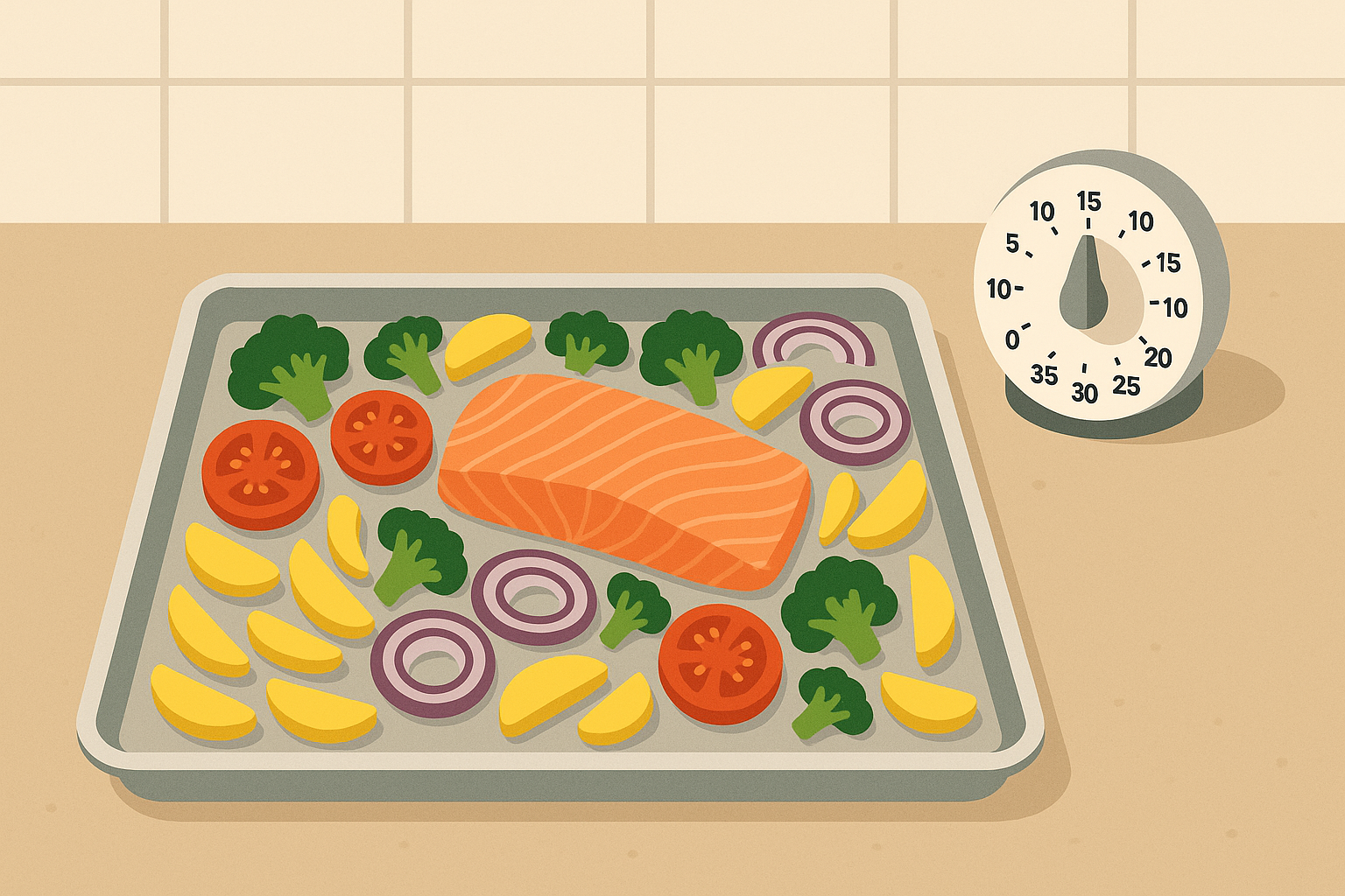 Quick 15-minute meal preparation