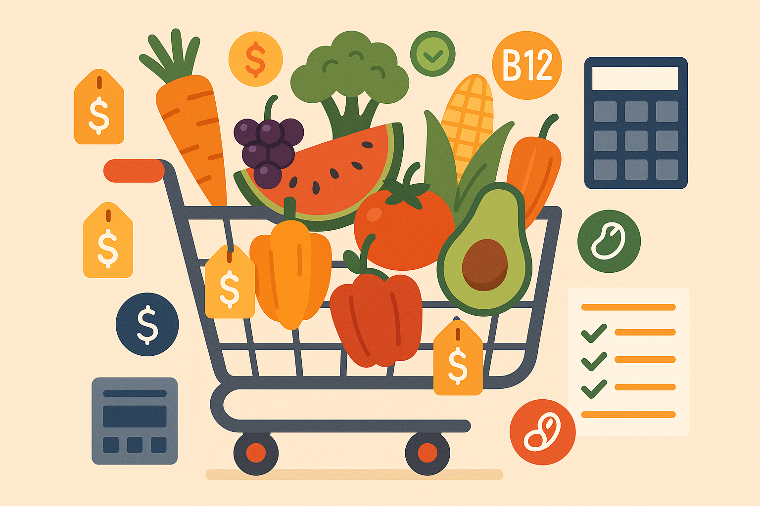 Cost per nutrient analysis for plant-based foods