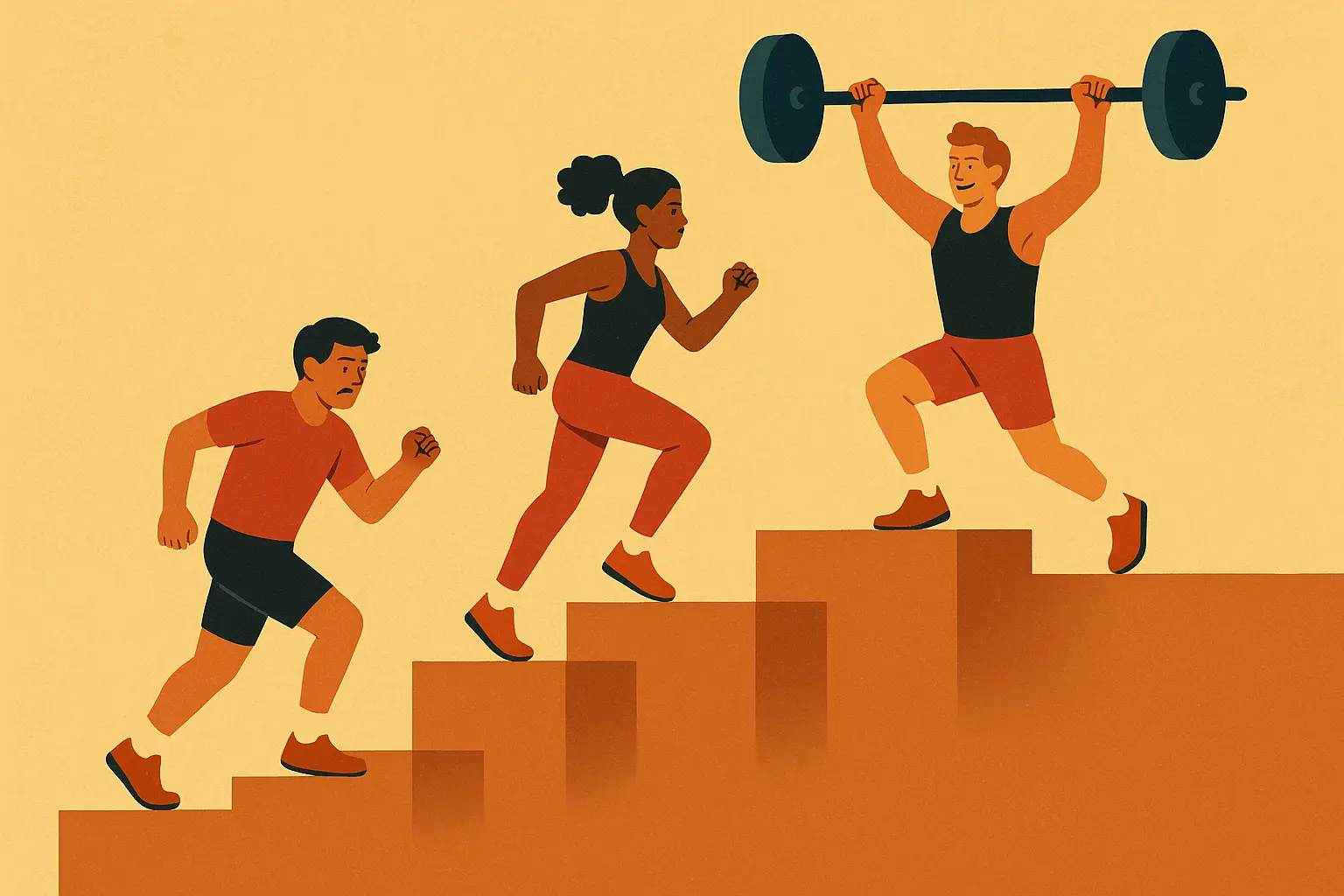 Athletic excellence through systematic training and mental toughness