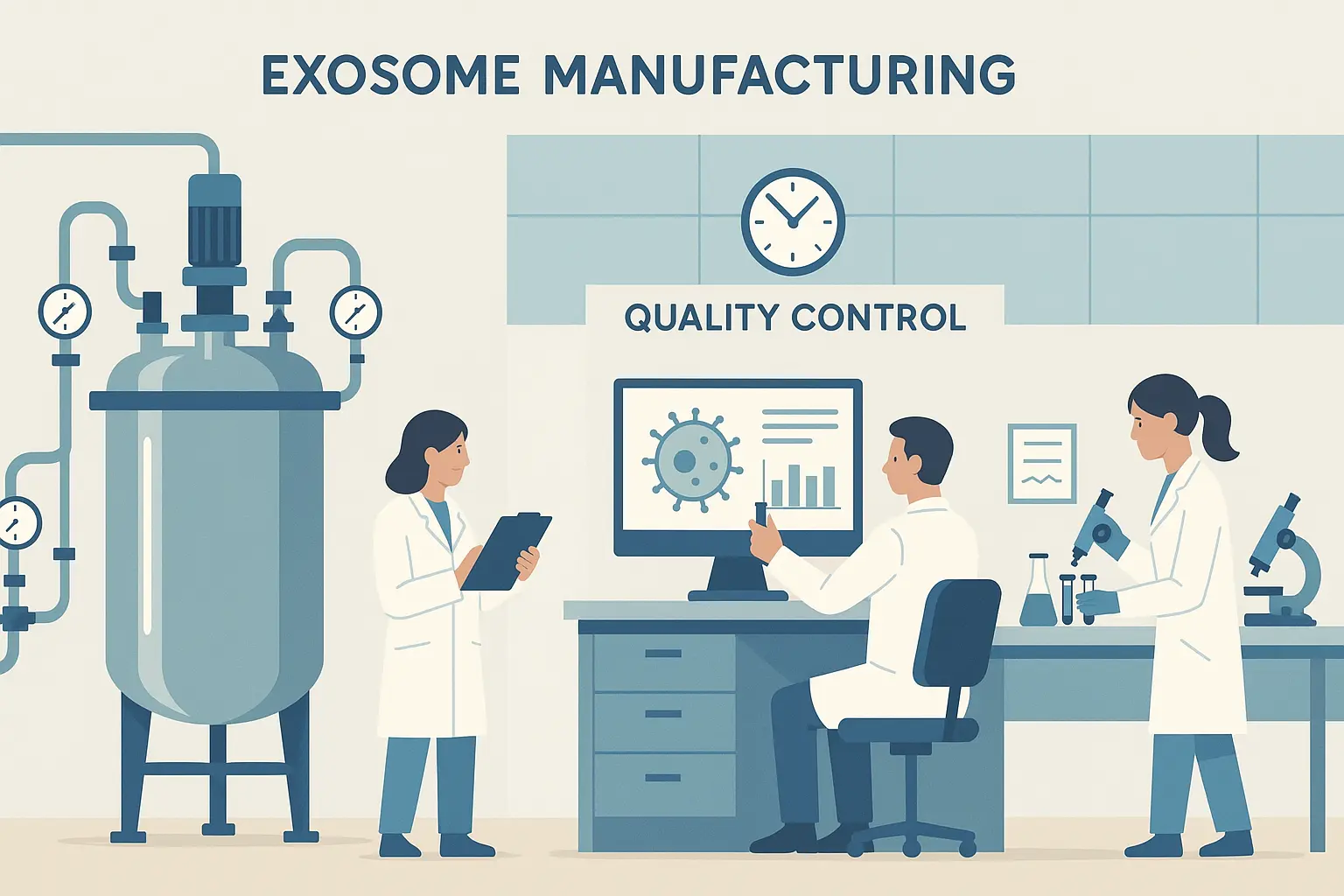 Exosome manufacturing process