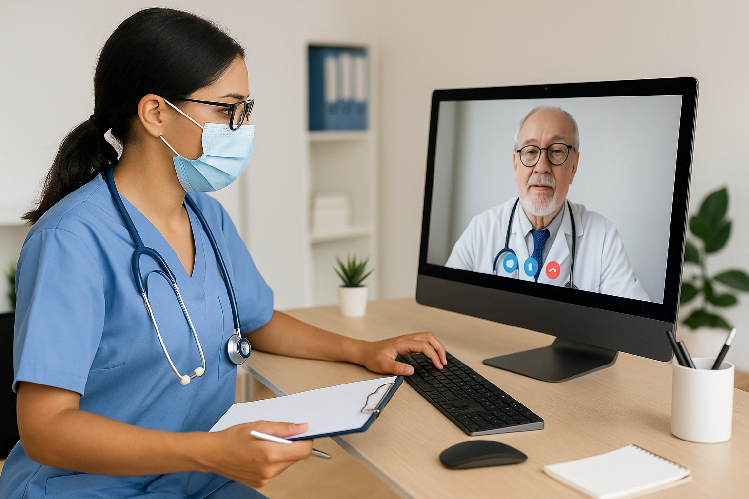 Telemedicine medical assistant technology