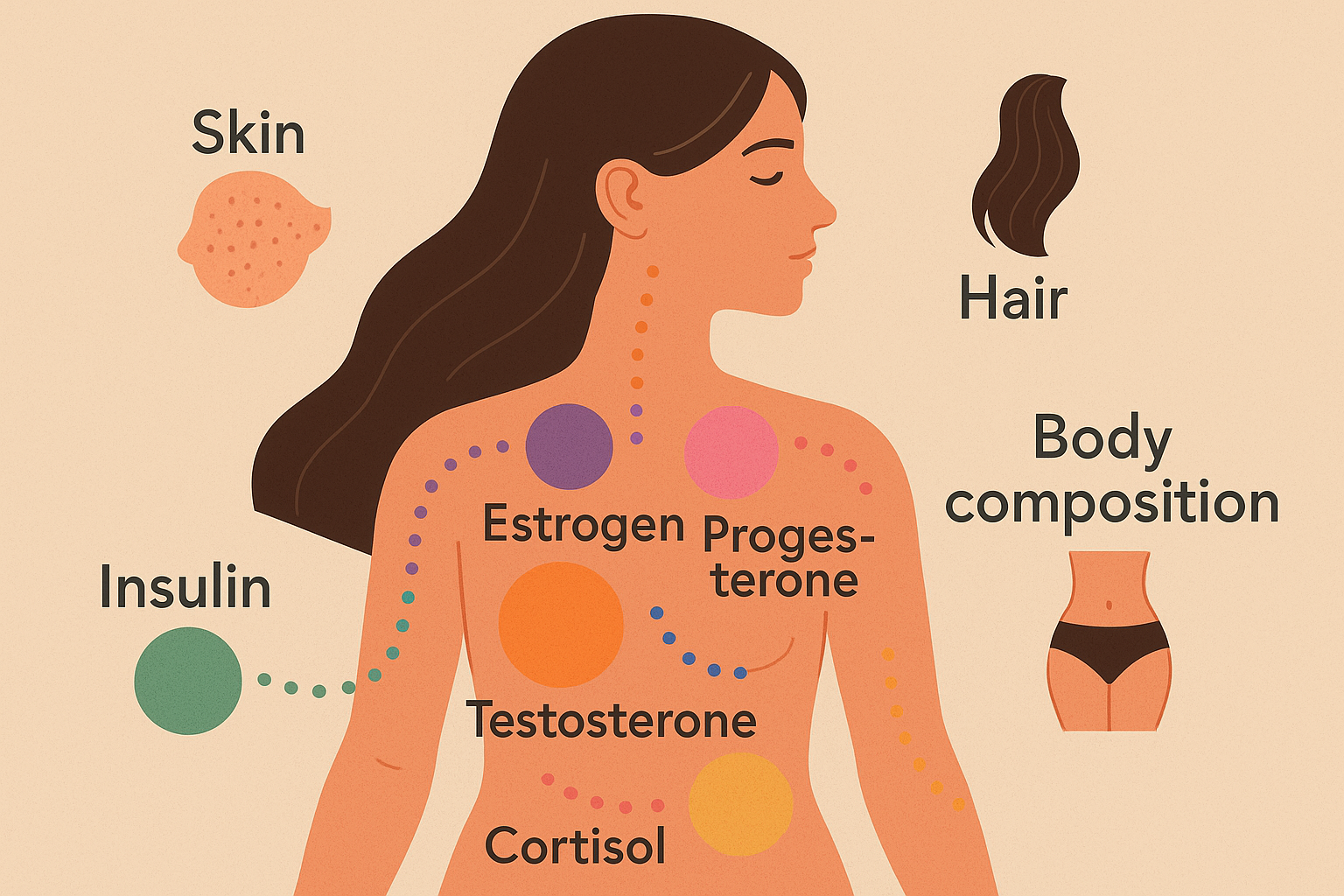 Hormones and appearance connection