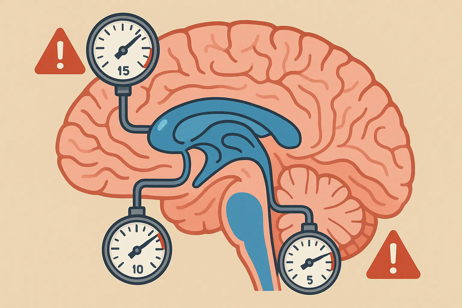 Spinal fluid pressure changes