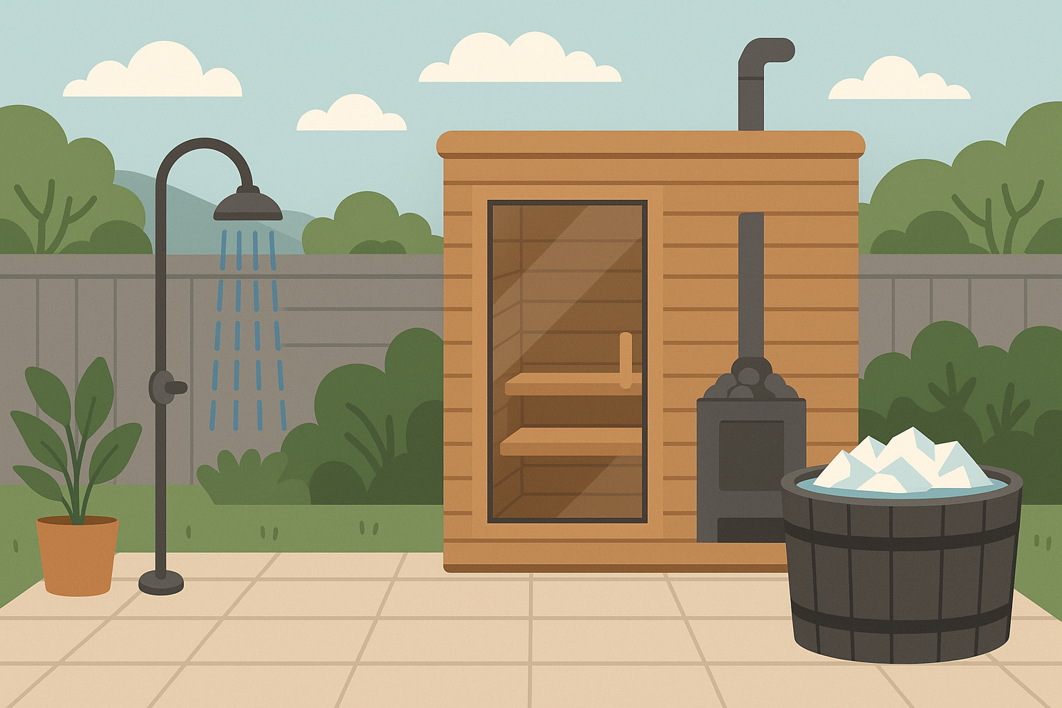 HETKI sauna traditional Finnish construction