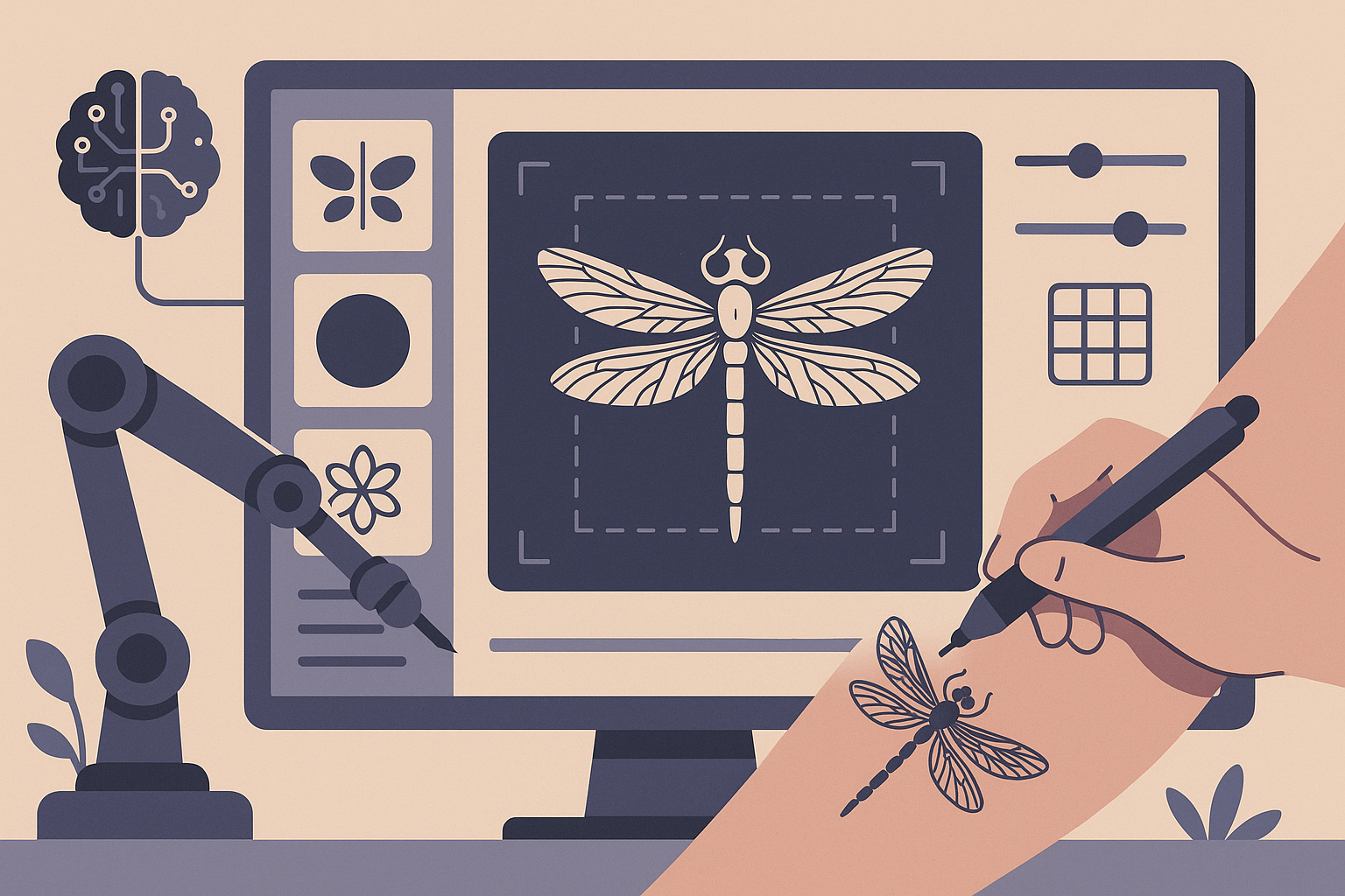 AI technology and ancient dragonfly wisdom integration