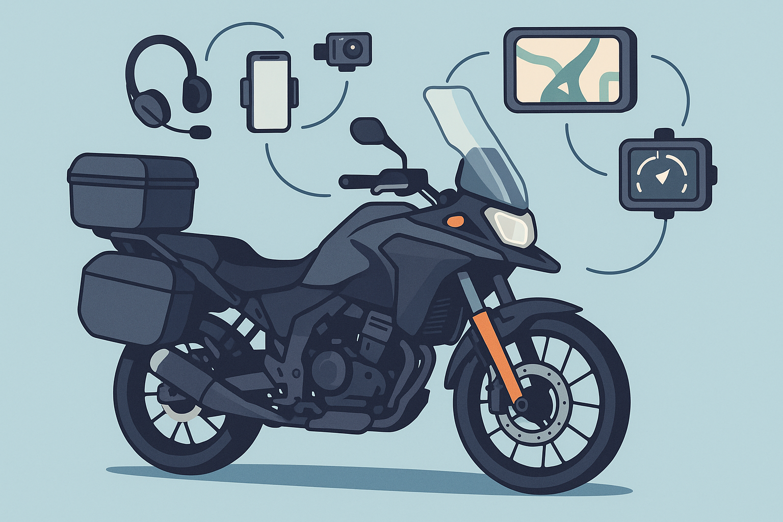Motorcycle equipment protection strategies