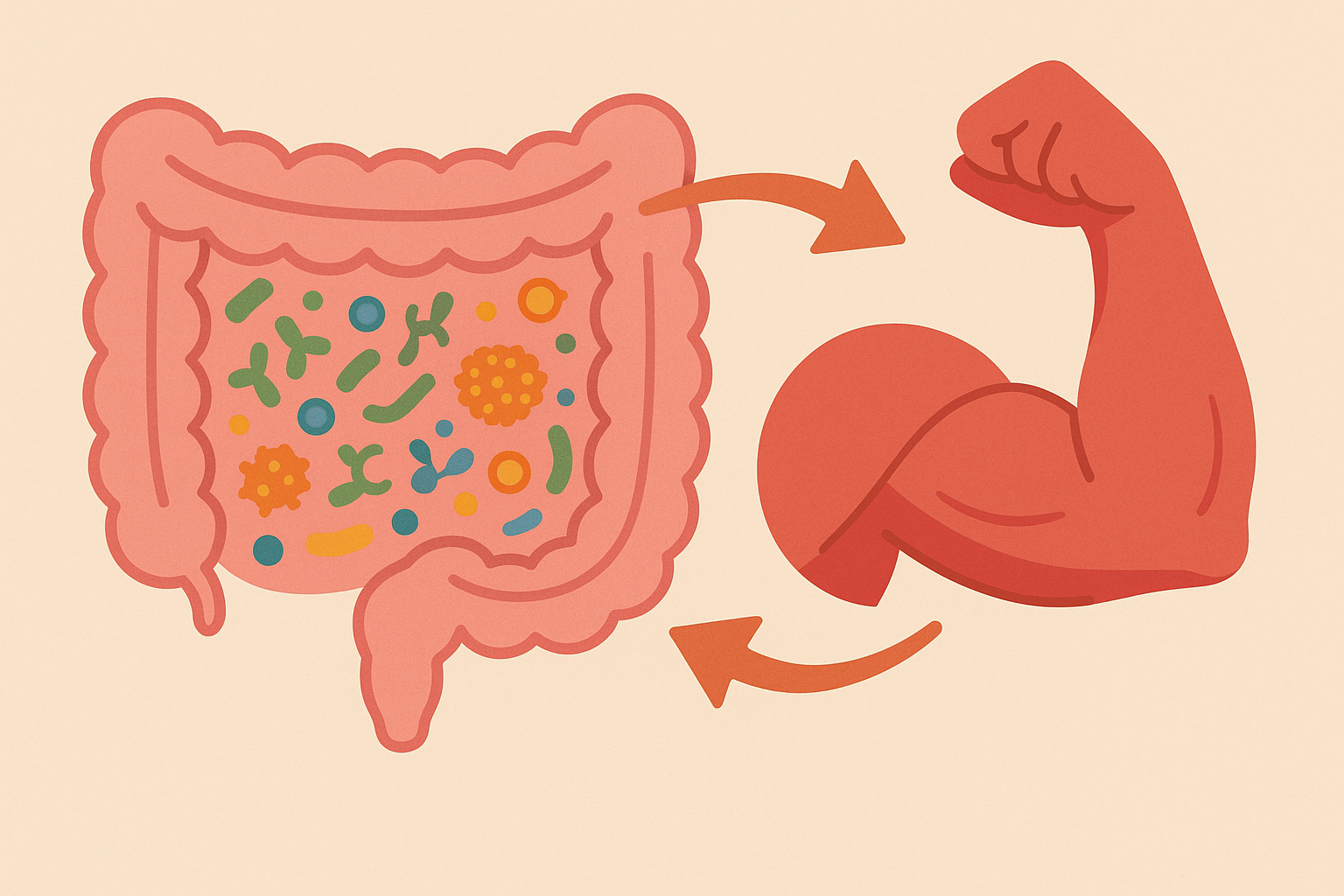 Gut bacteria muscle building