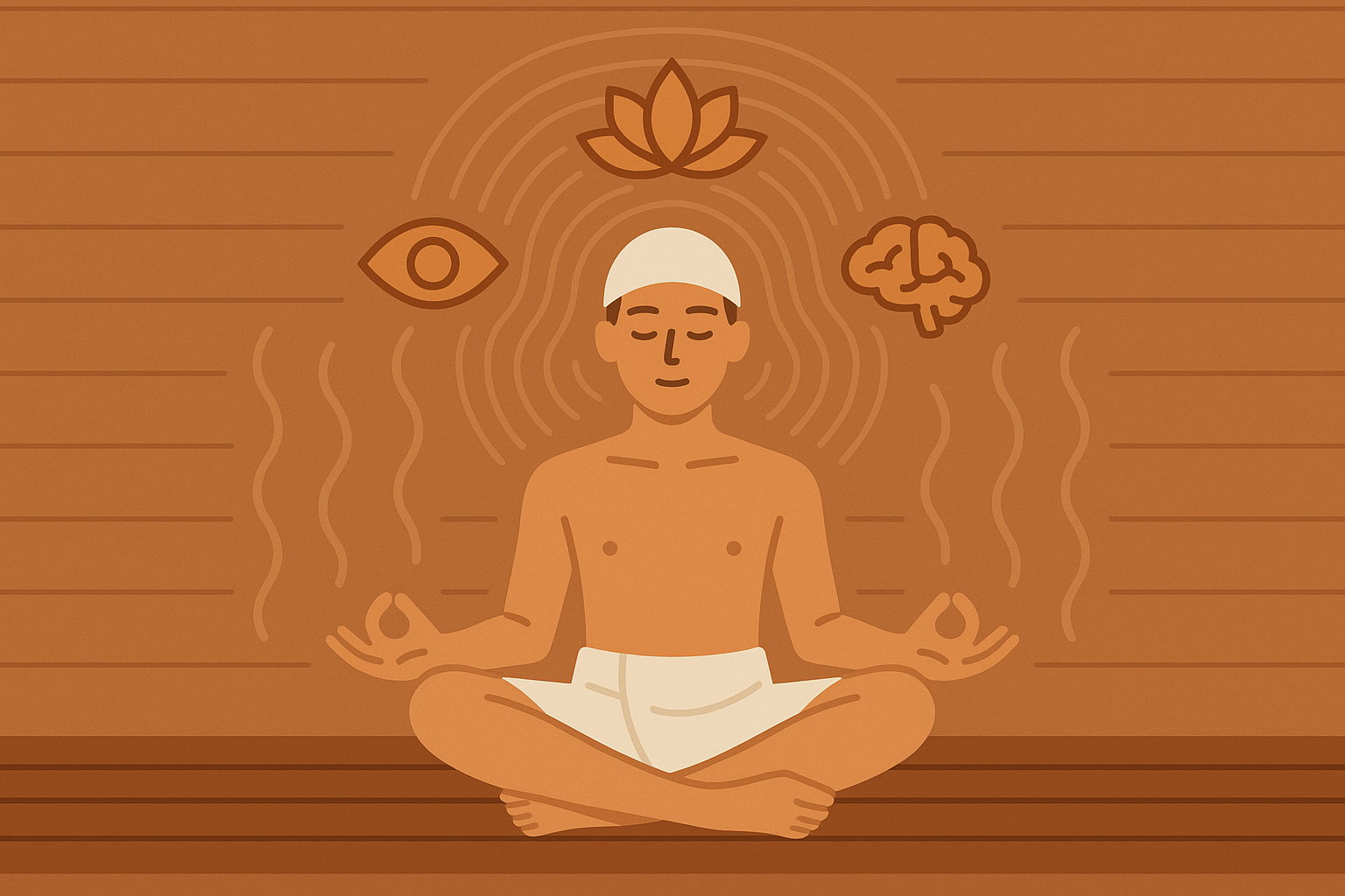 Mindful heat awareness and psychological benefits