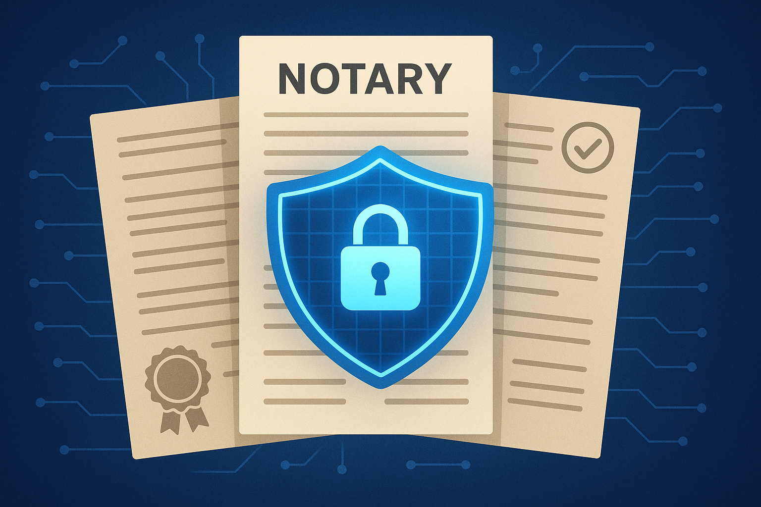 Data security for notary services