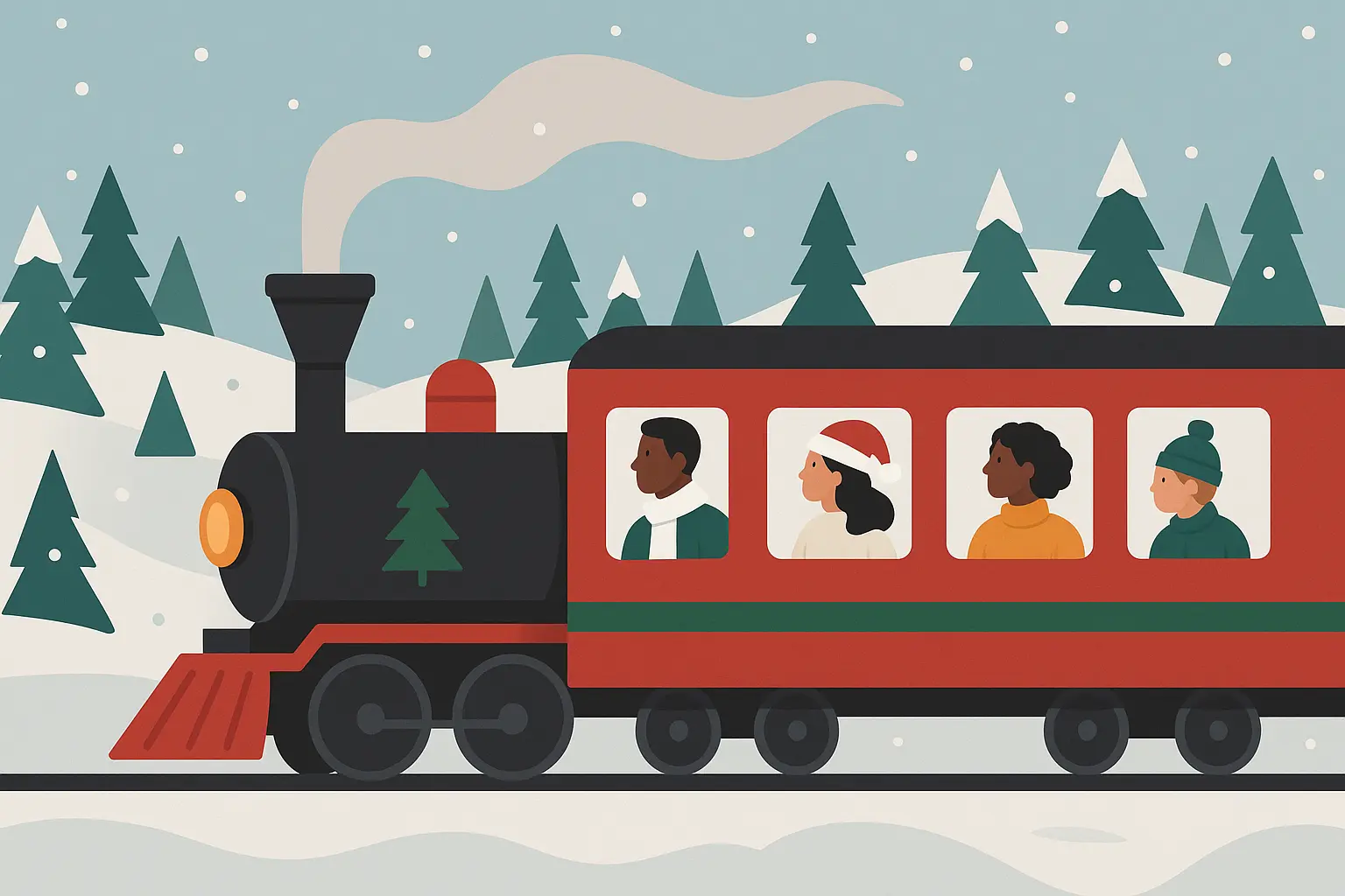 Modern Christmas fiction books and reading materials