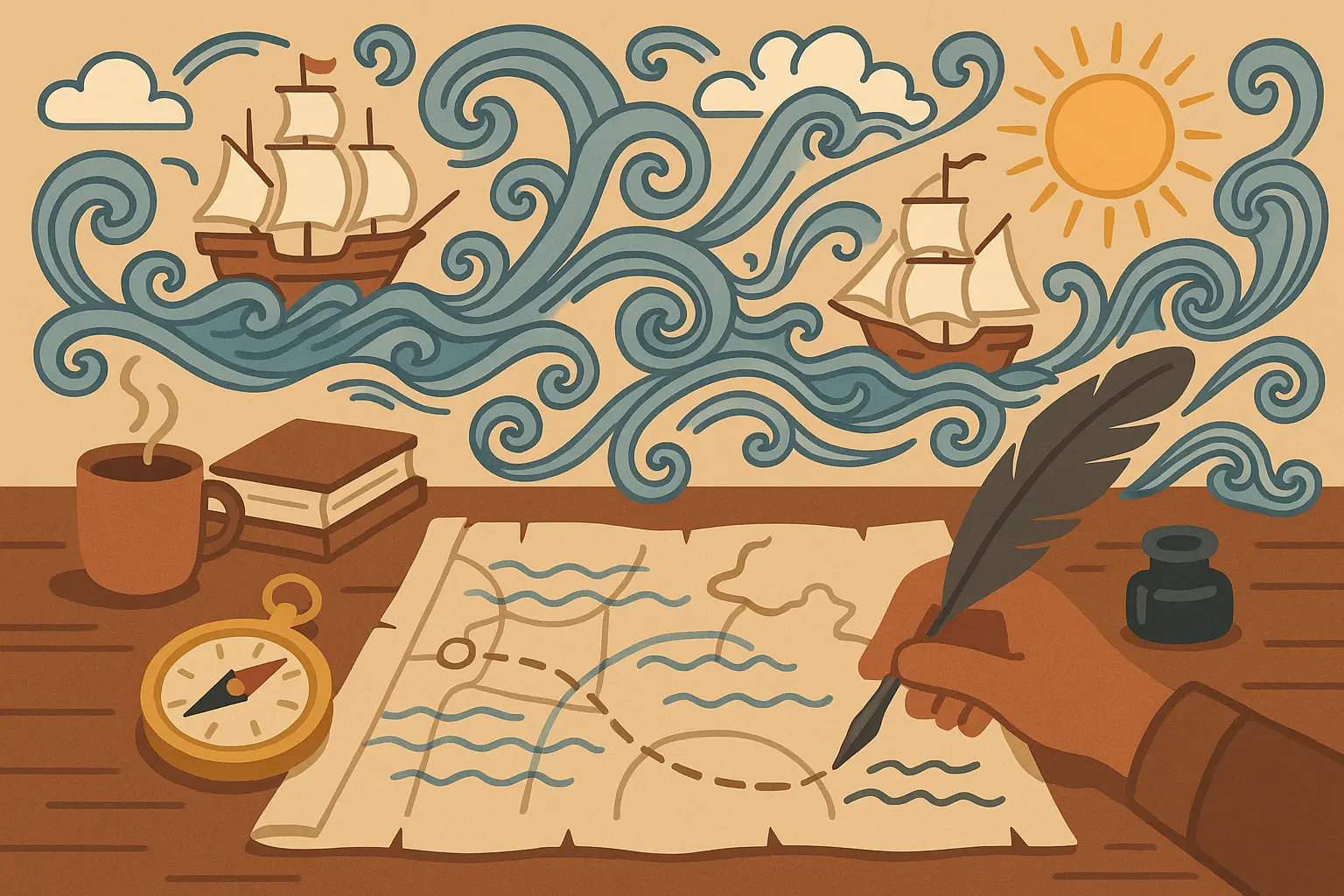 AI-powered story creation tools for naval fiction