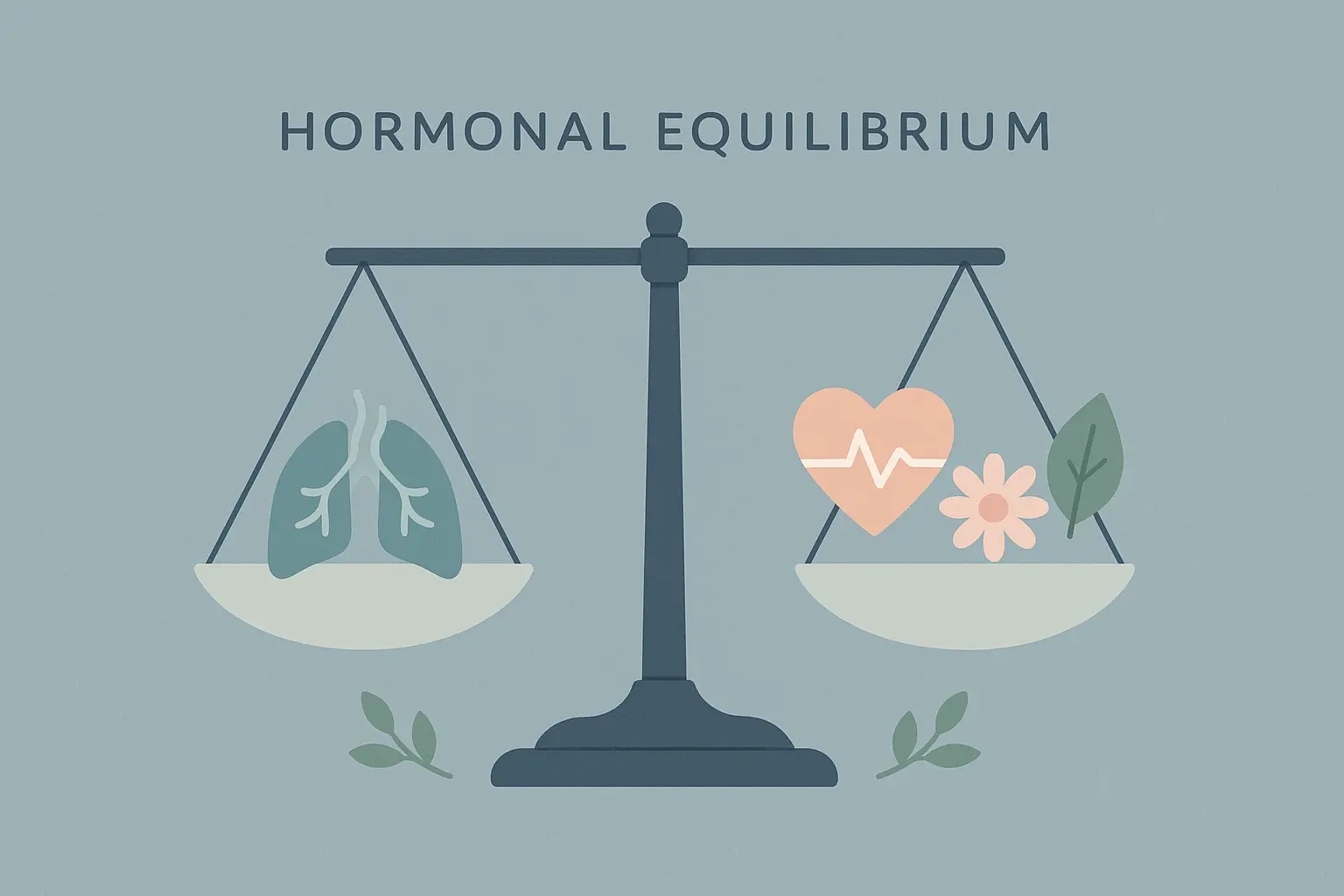 Hormone optimization for breathing health