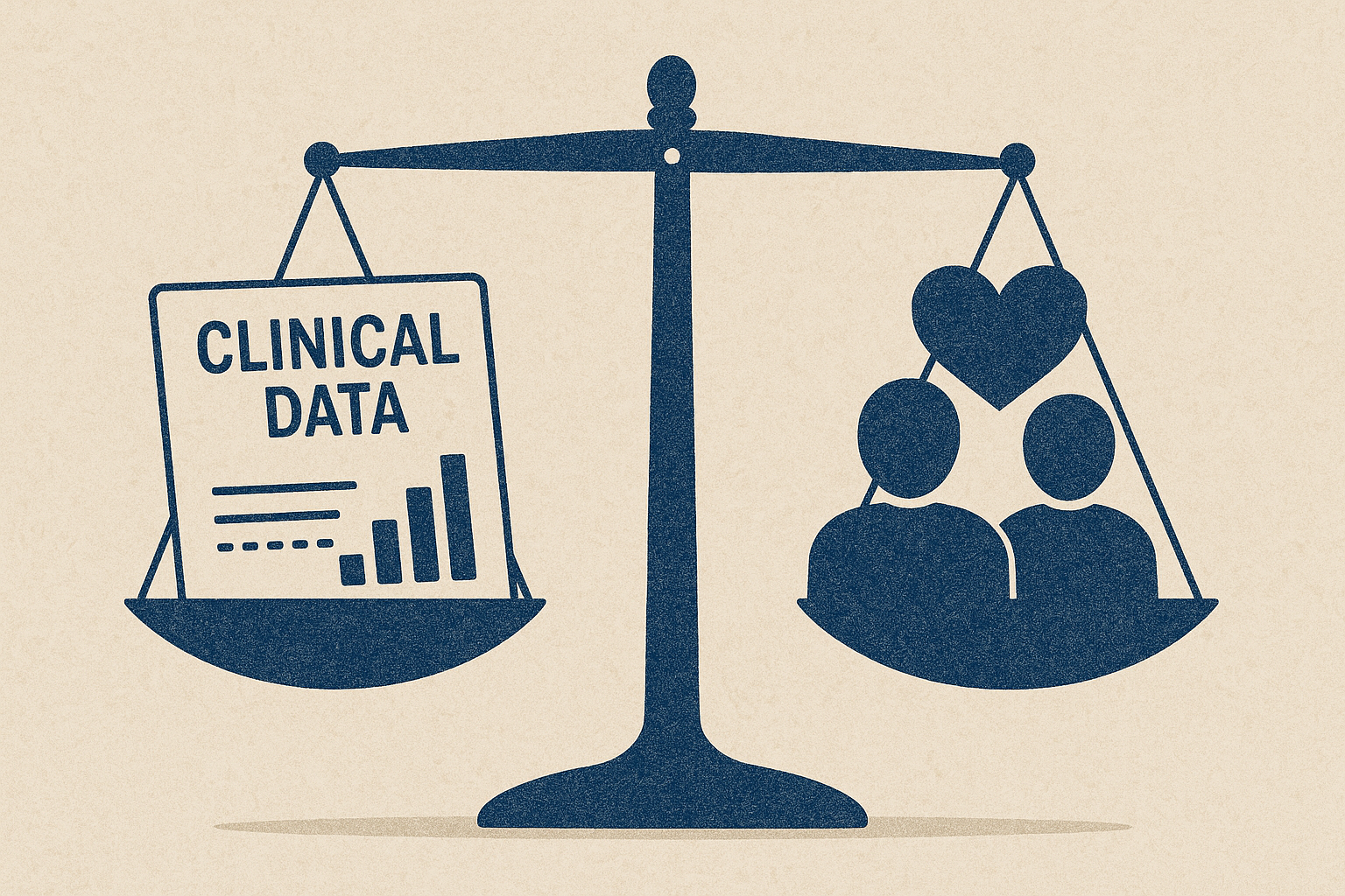 Medical writer balancing clinical precision with empathy