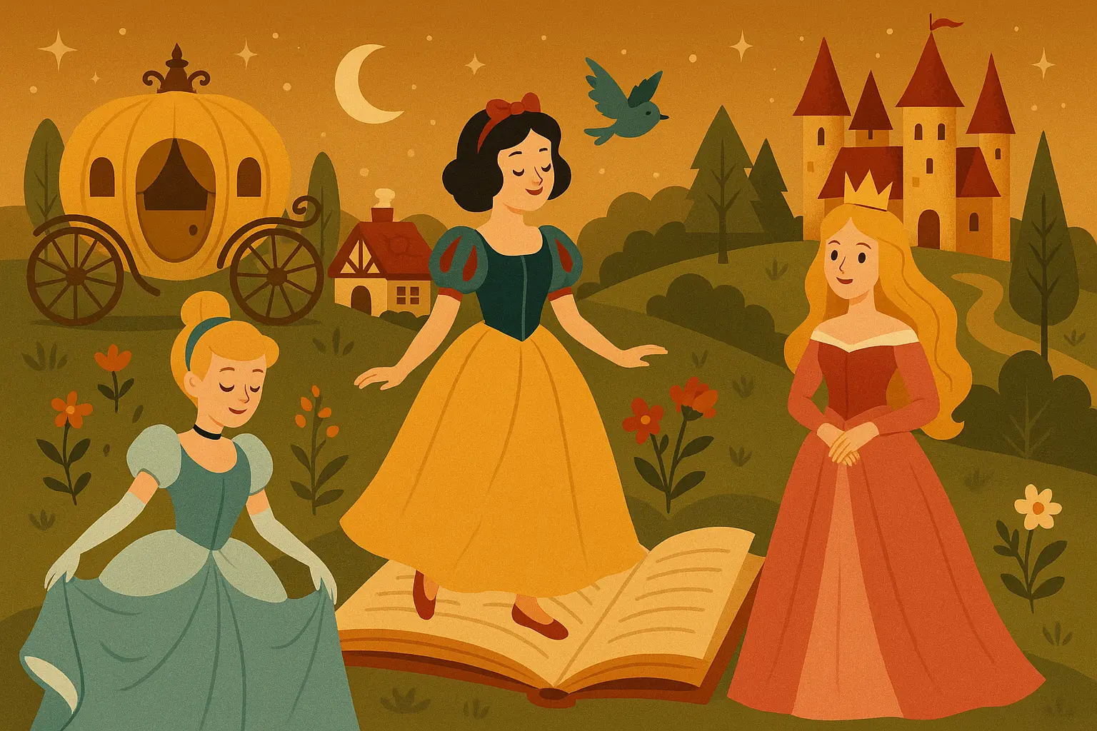 Classic fairy tale princesses collection