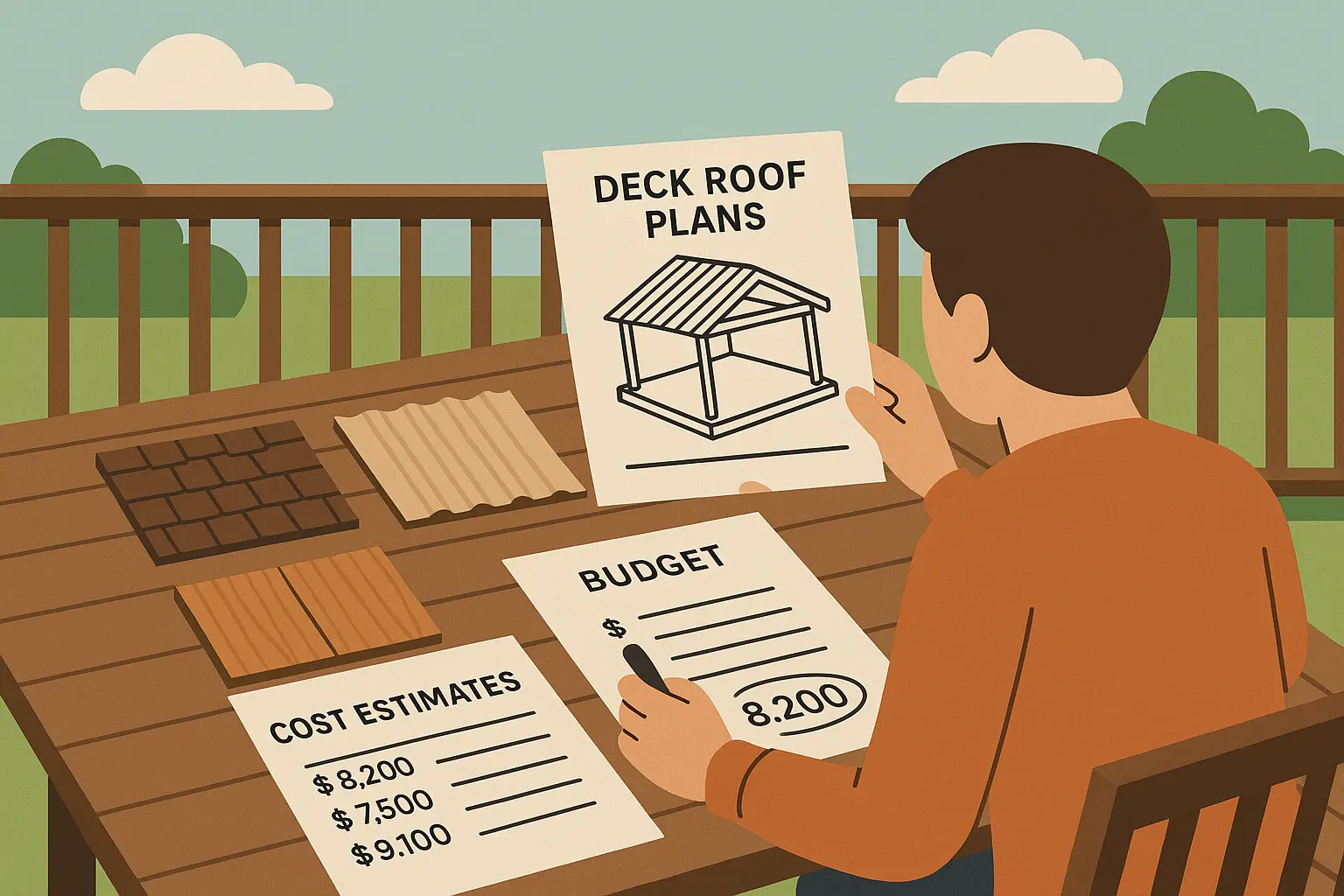 Planning considerations for deck roof projects